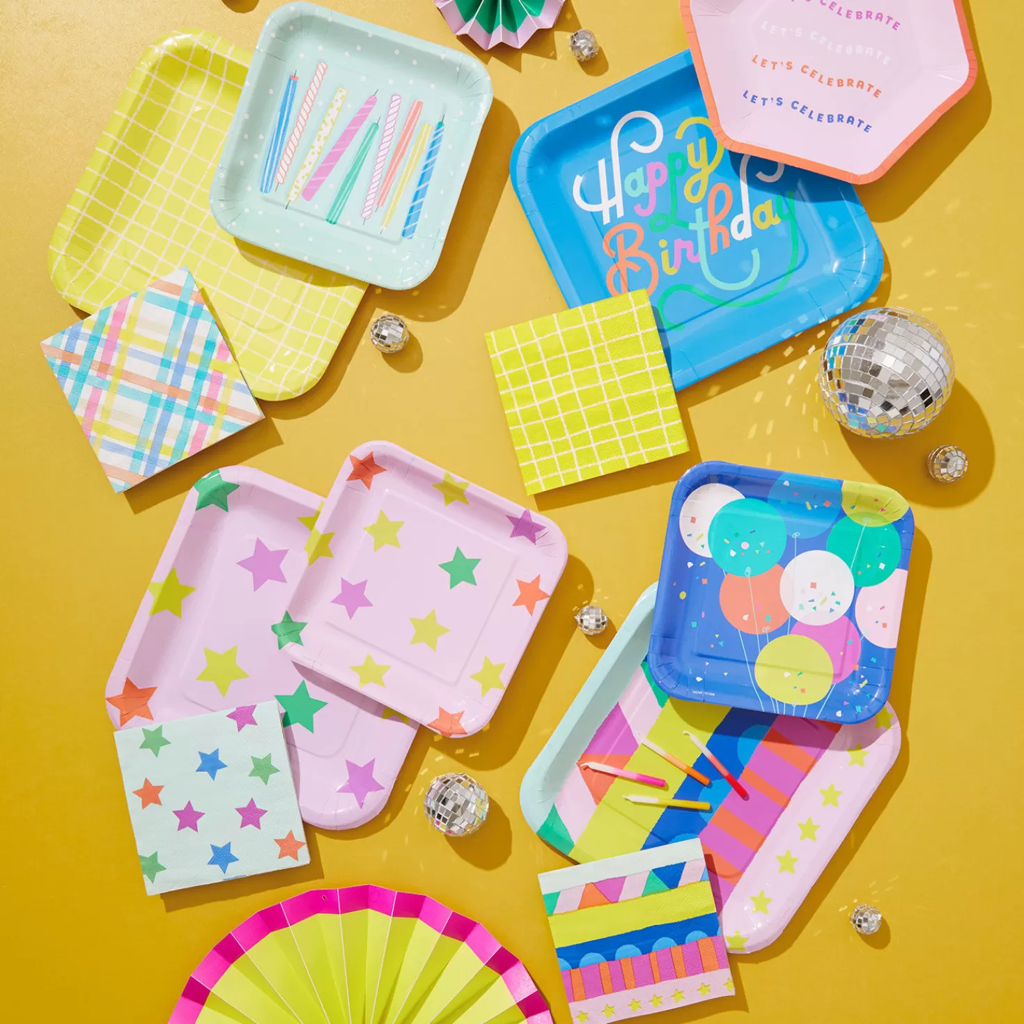Birthday>Hallmark Sunny Cheer Birthday Party Essentials Set