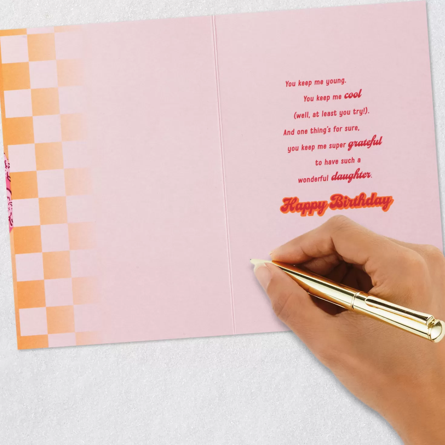 Birthday>Hallmark Super Grateful For You Birthday Card For Daughter