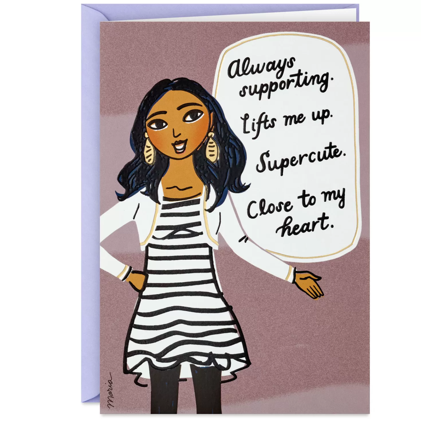 Birthday>Hallmark Supportive Like A Bra Funny Birthday Card For Friend