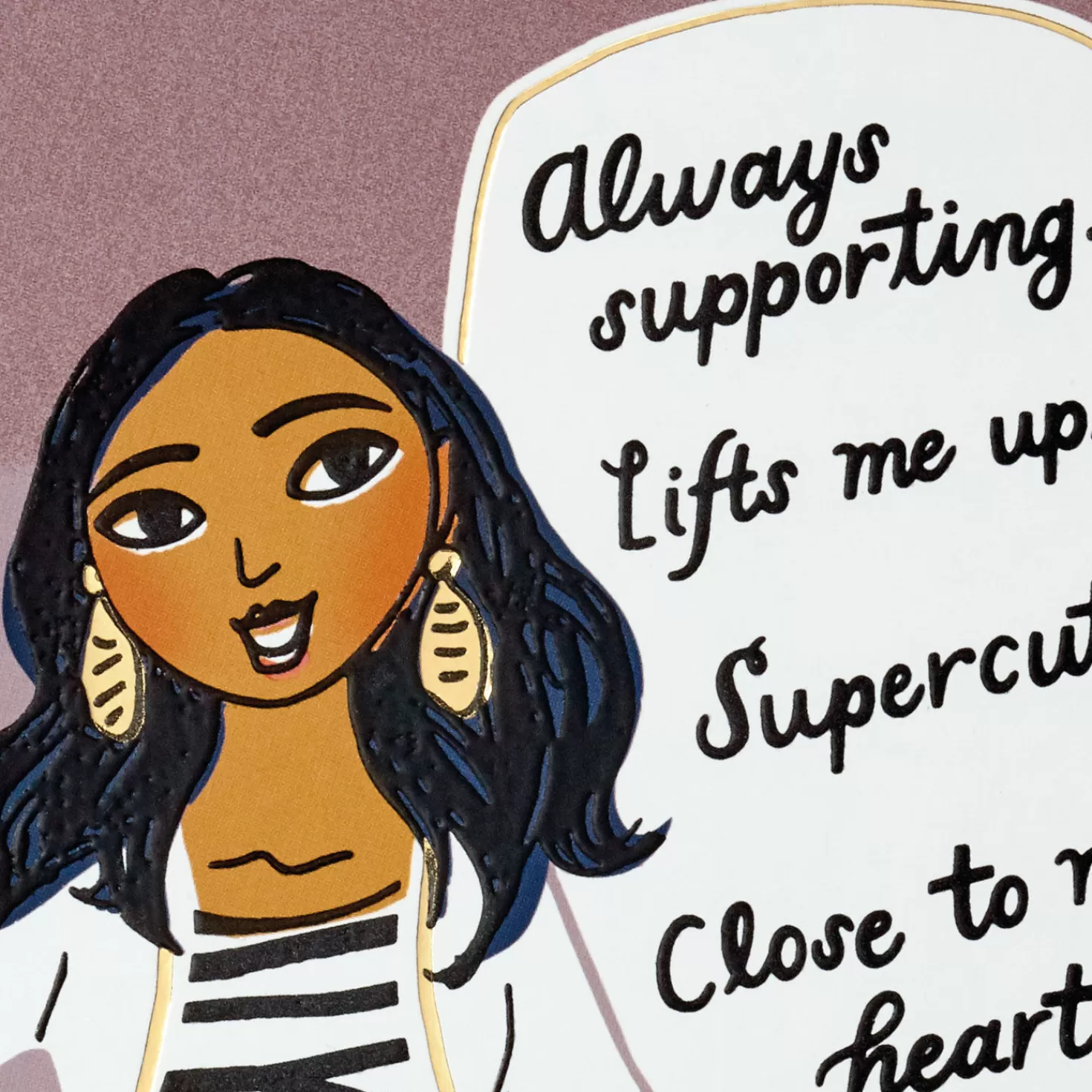Birthday>Hallmark Supportive Like A Bra Funny Birthday Card For Friend