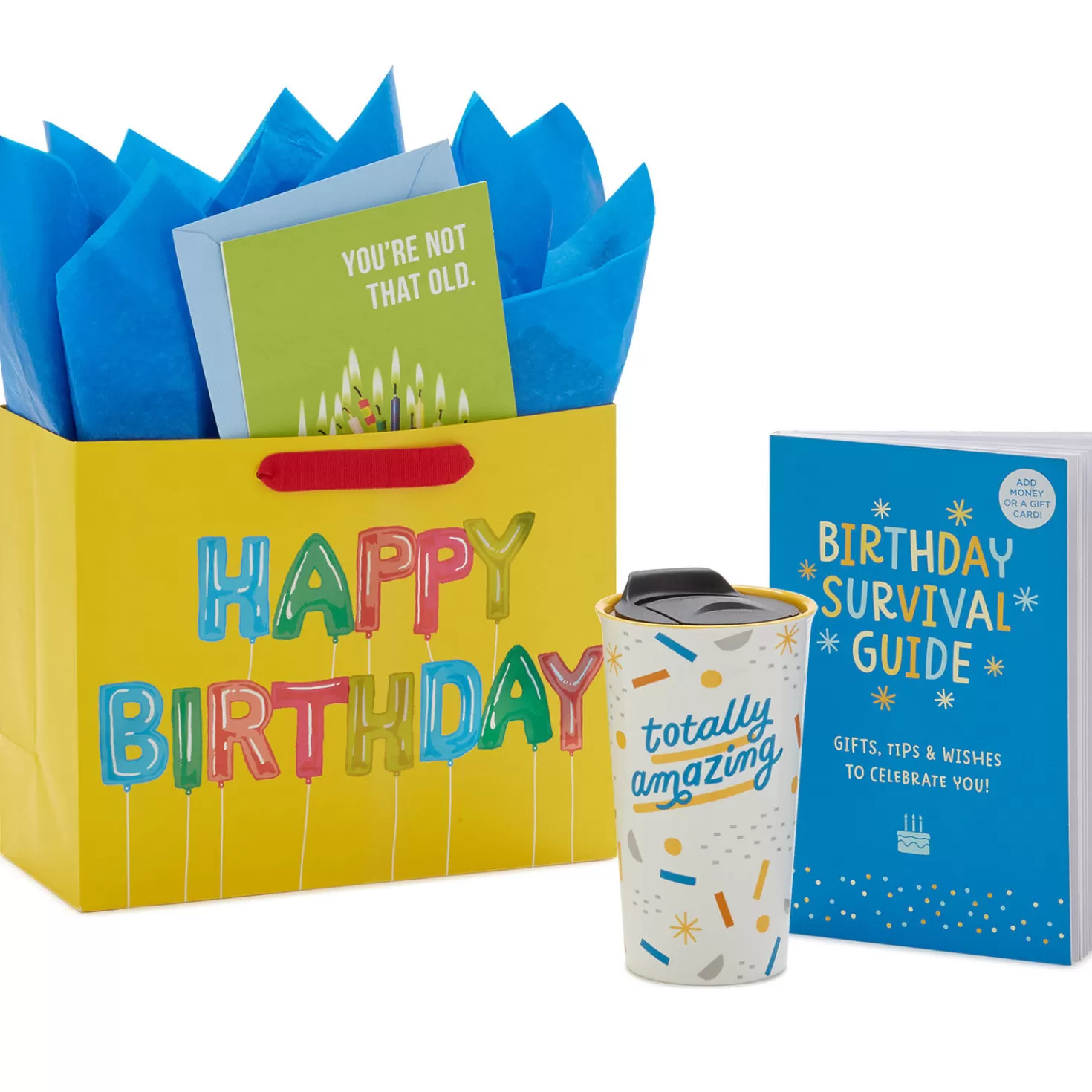 Birthday>Hallmark Survival Of The Bestest Birthday Gift Set