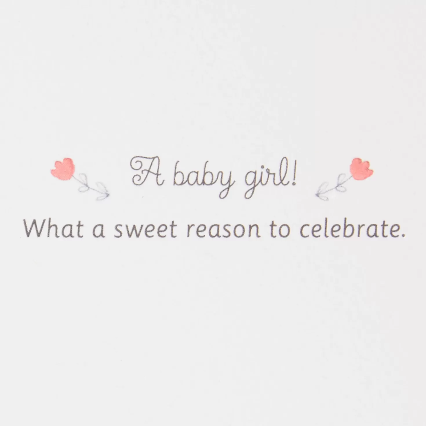 Baby>Hallmark Sweet Celebration New Baby Girl Card