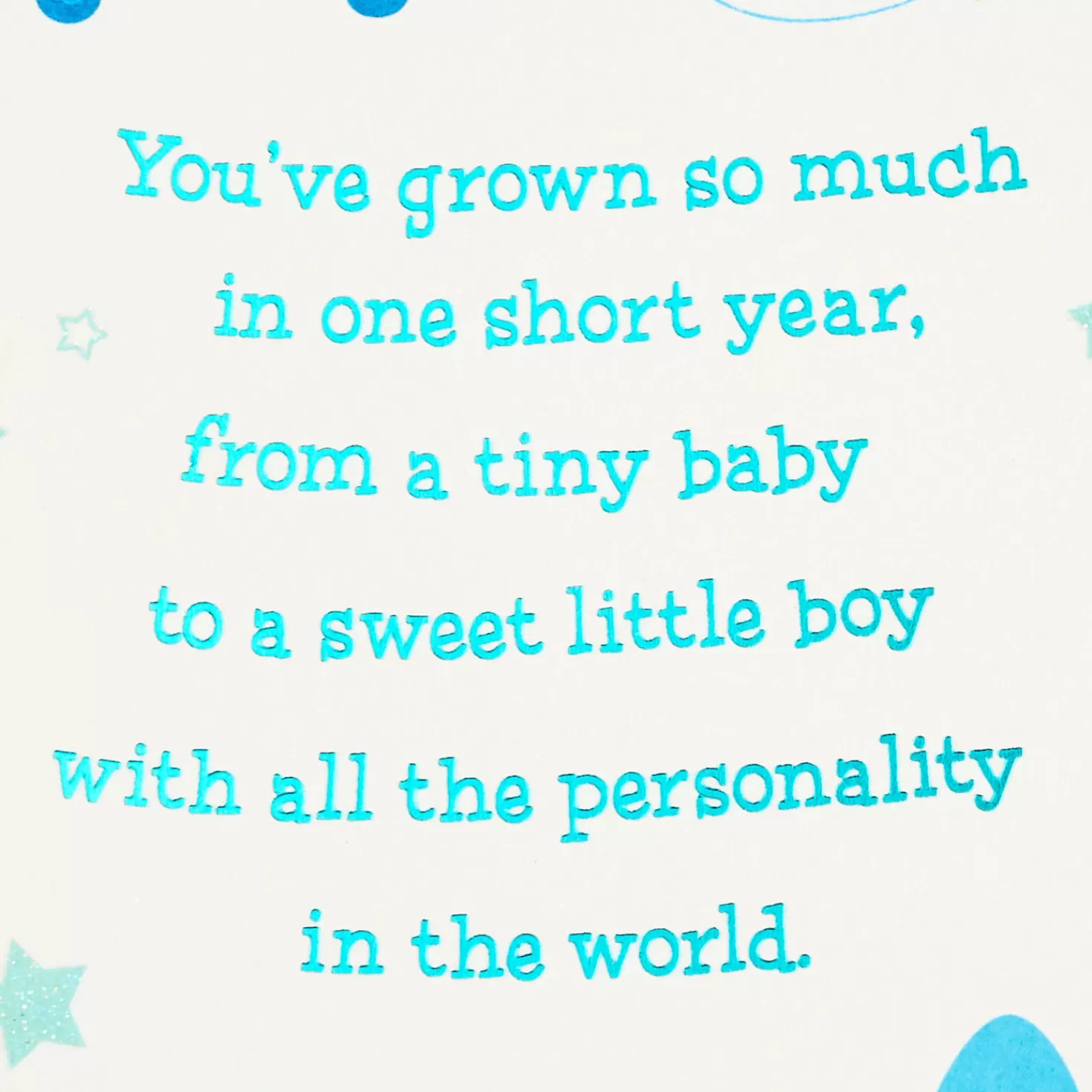 Birthday>Hallmark Teddy Bear First Birthday Card For Son