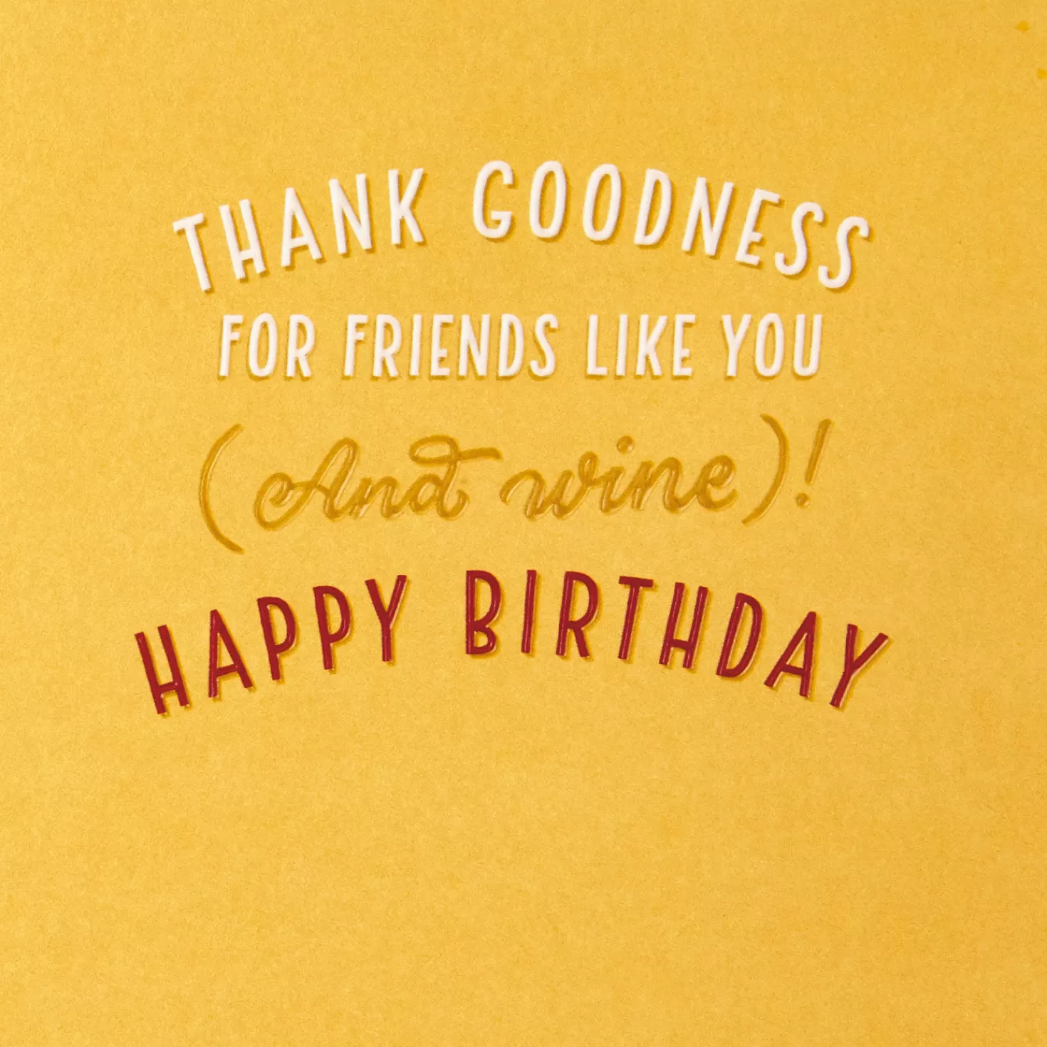 Birthday>Hallmark Thank Goodness For Friends Like You Birthday Card