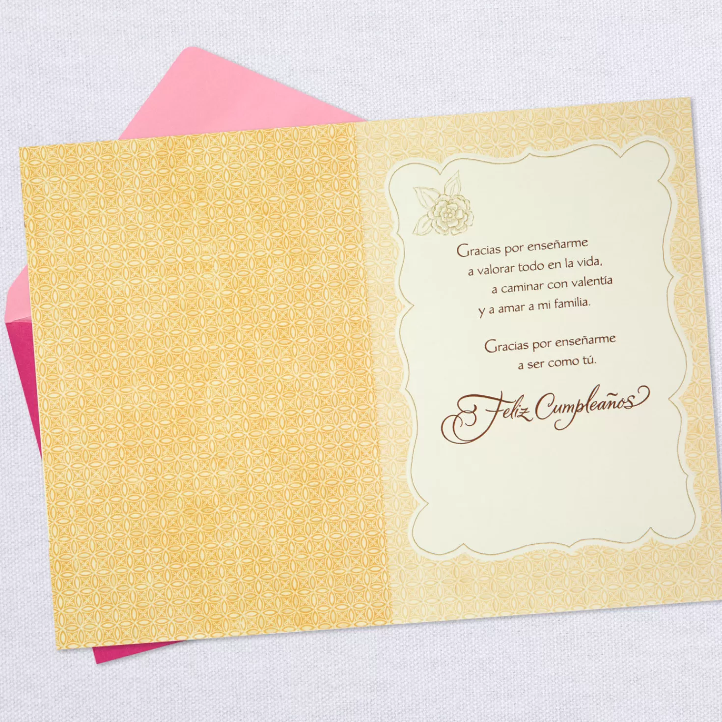 Birthday>Hallmark Thank You For Everything Spanish-Language Birthday Card For Mom