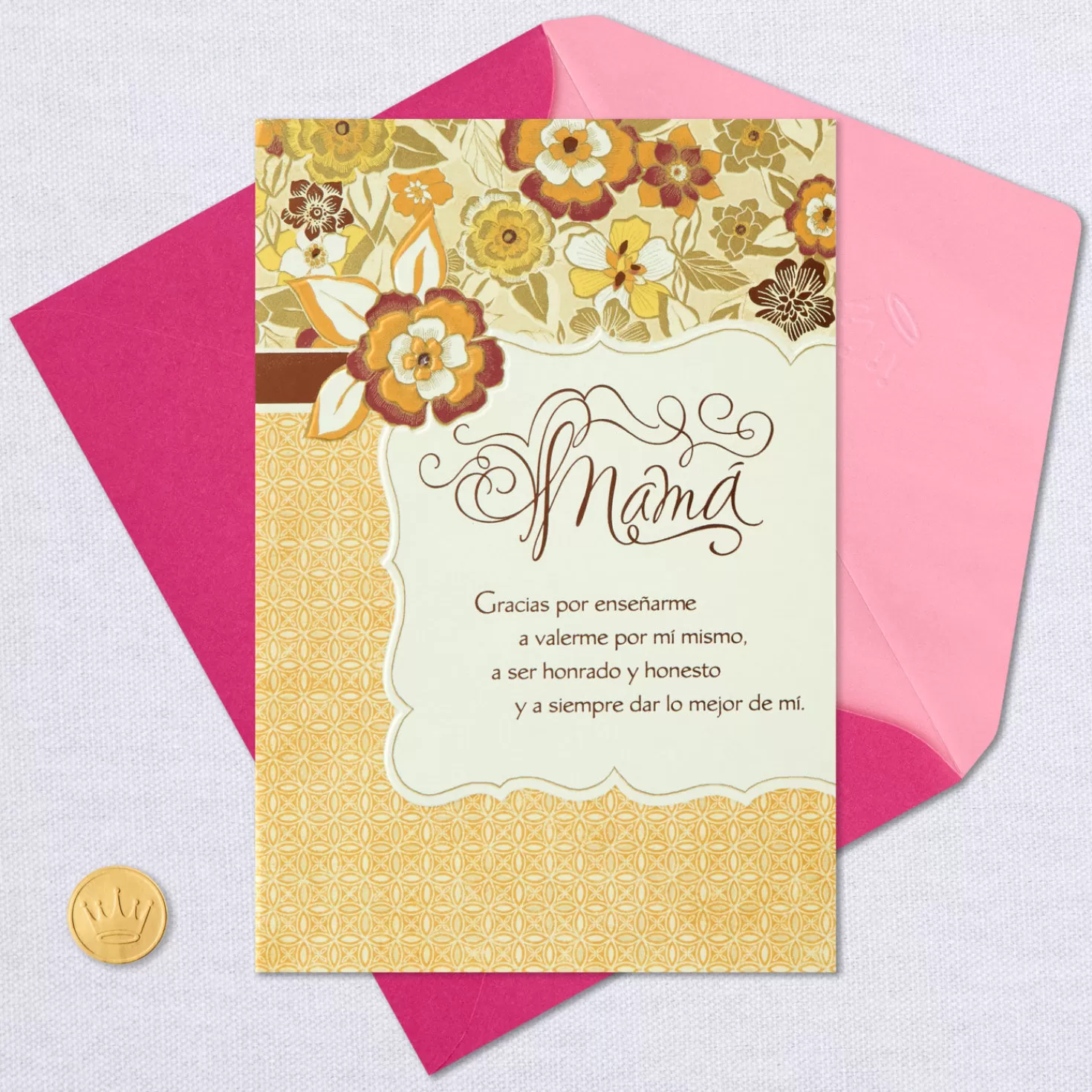 Birthday>Hallmark Thank You For Everything Spanish-Language Birthday Card For Mom