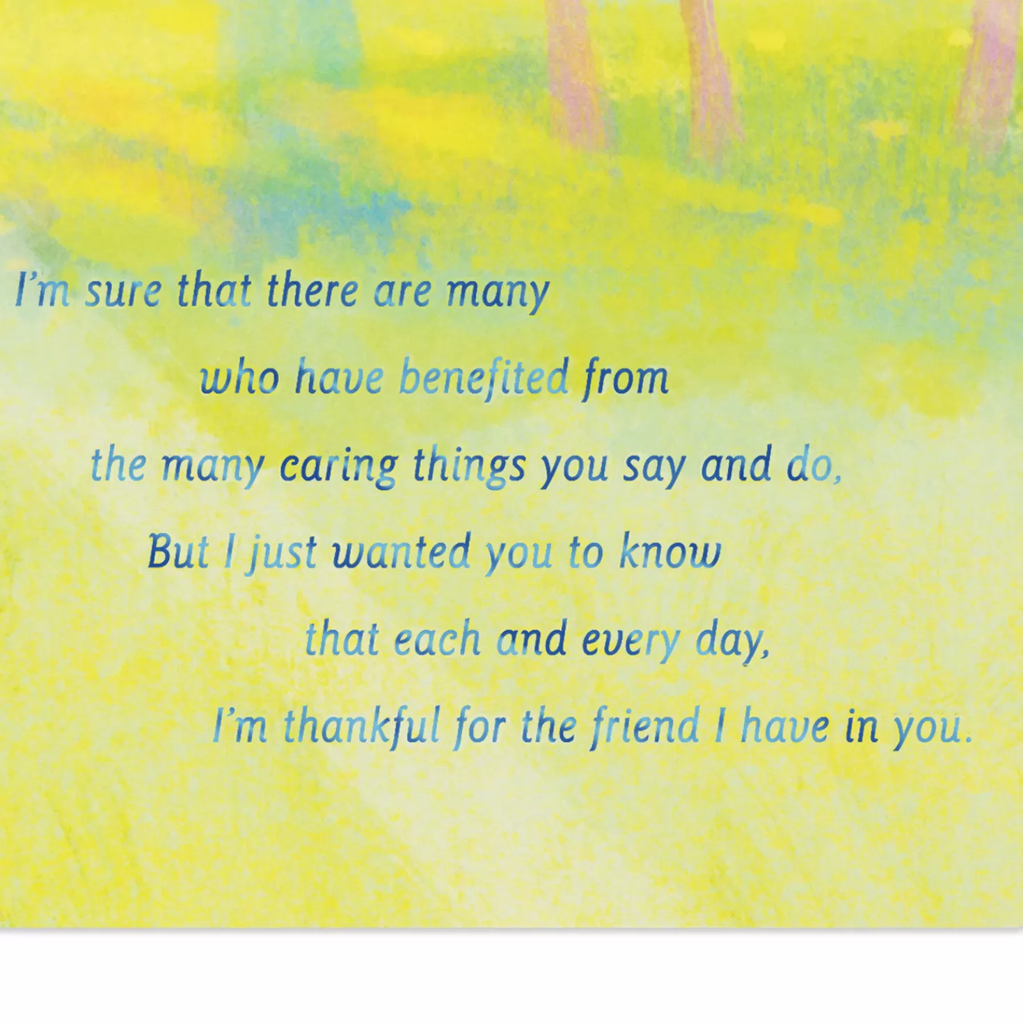 Birthday>Hallmark Thankful For The Friend I Have In You Birthday Card