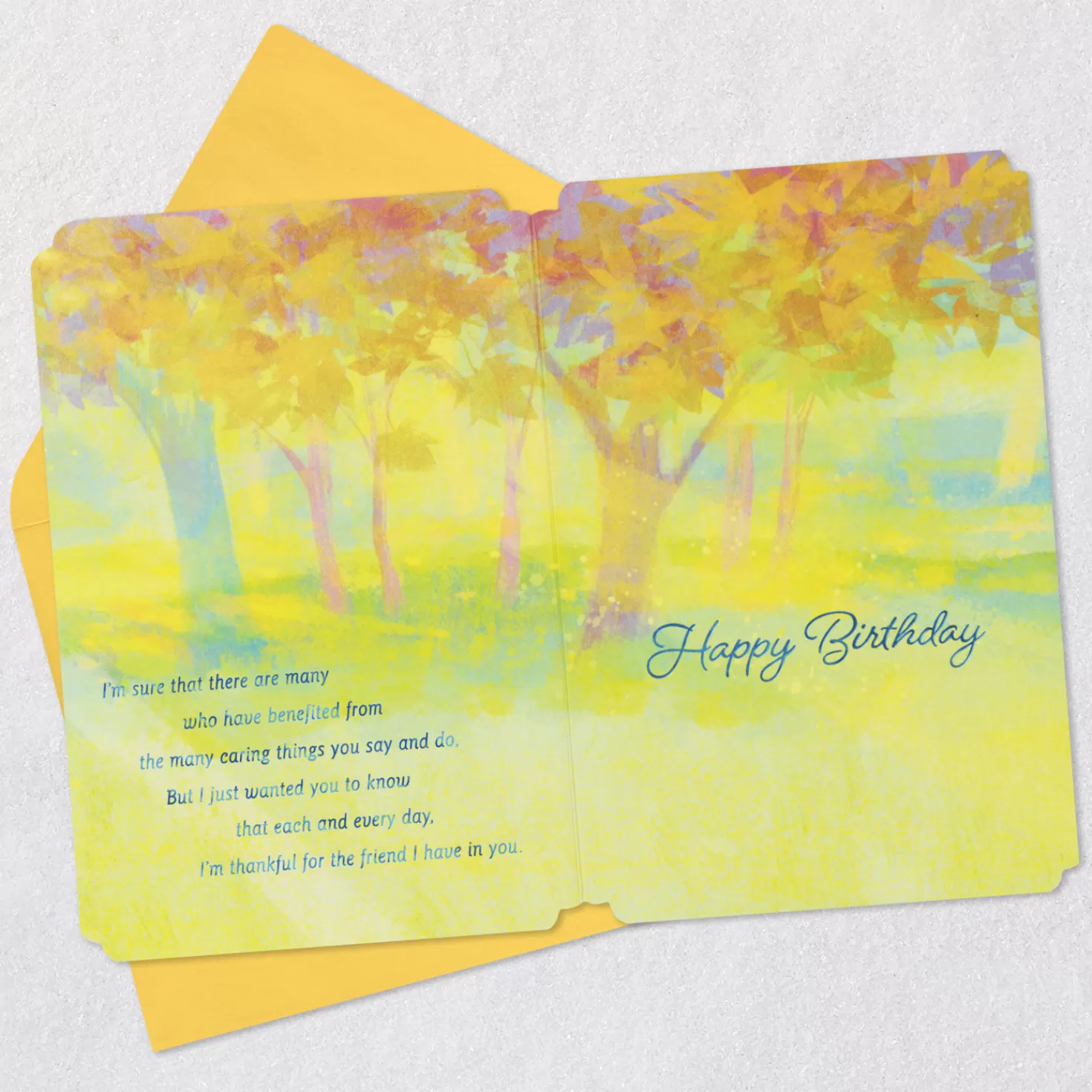 Birthday>Hallmark Thankful For The Friend I Have In You Birthday Card