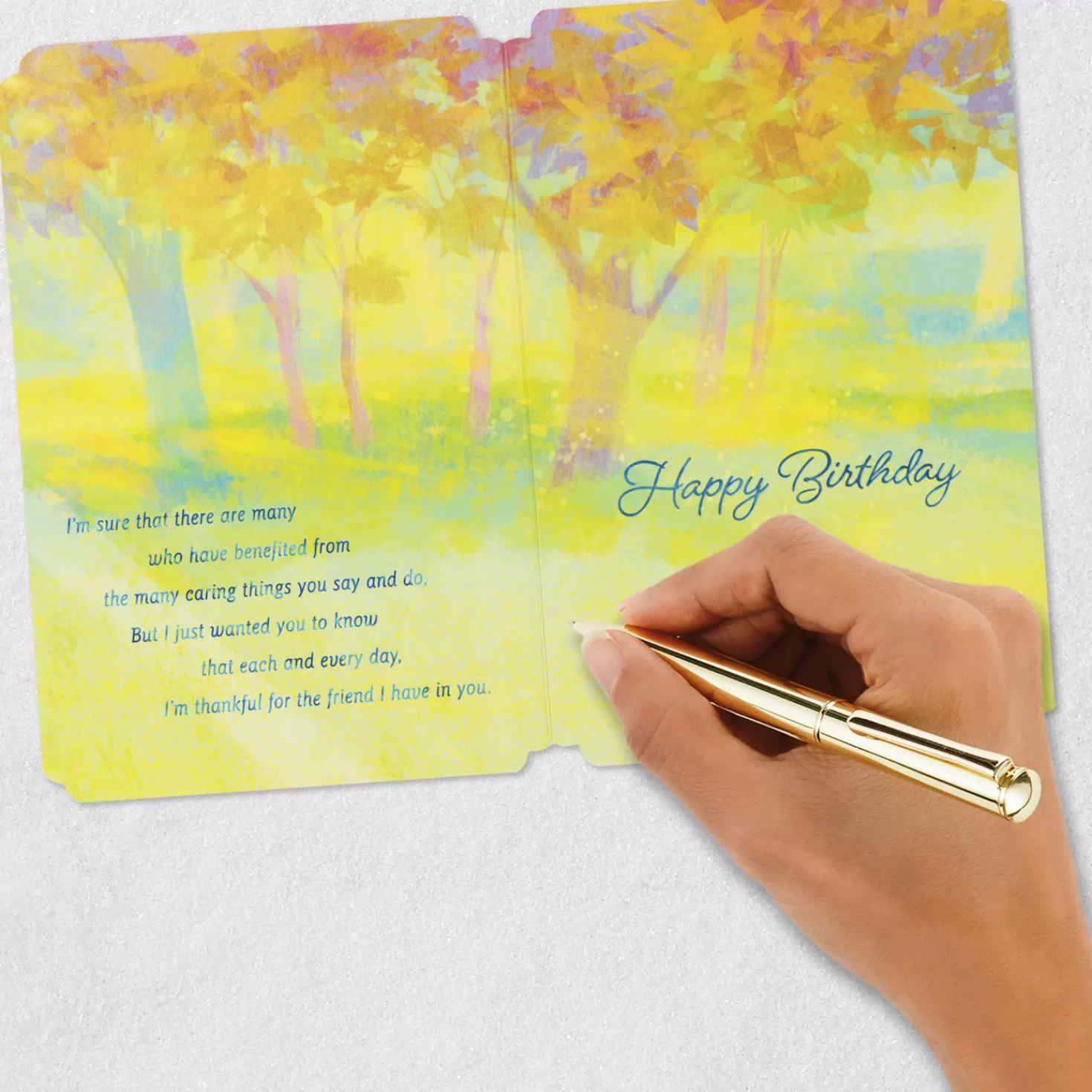 Birthday>Hallmark Thankful For The Friend I Have In You Birthday Card