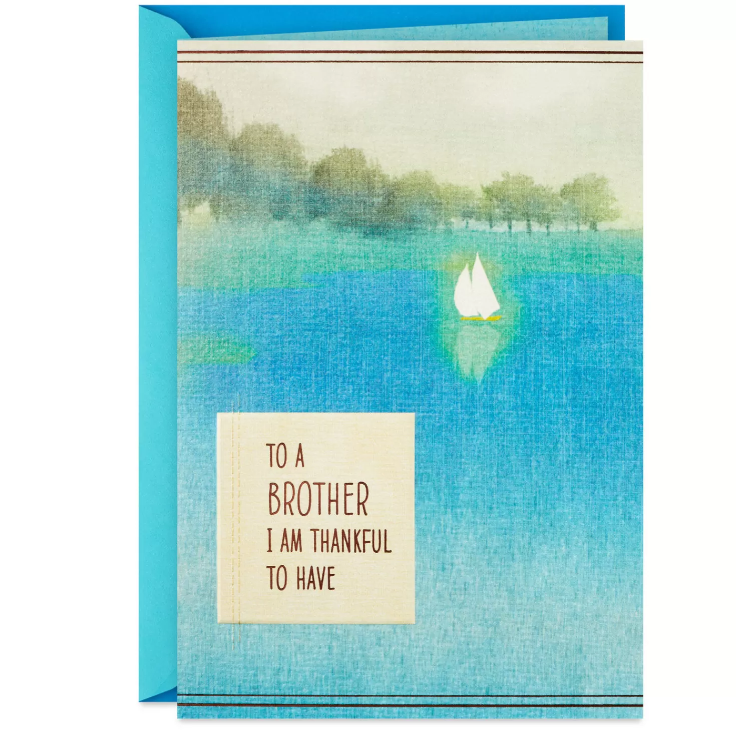 Birthday>Hallmark Thankful For You Birthday Card For Brother From Sister