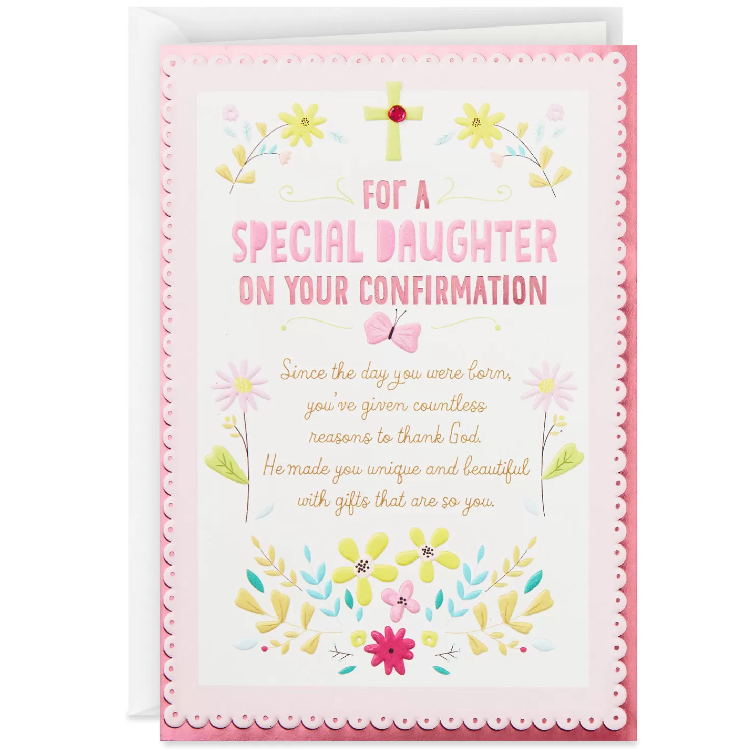 Store Thanking God For You Religious Confirmation Card For Daughter Confirmation
