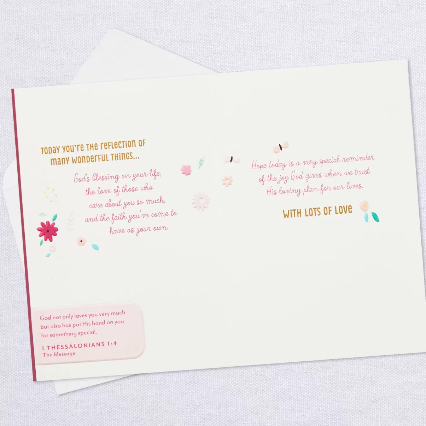 Store Thanking God For You Religious Confirmation Card For Daughter Confirmation