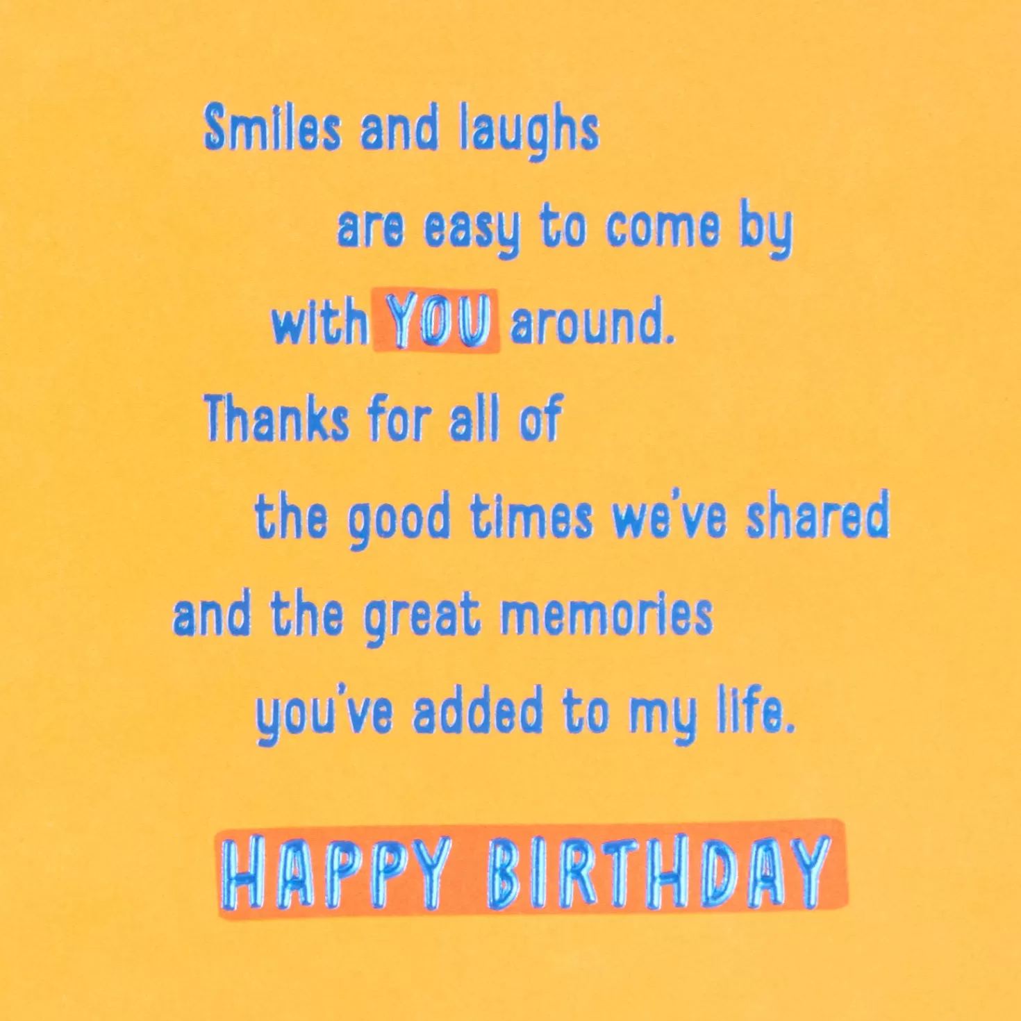 Birthday>Hallmark Thanks For All The Good Times Birthday Card For Uncle