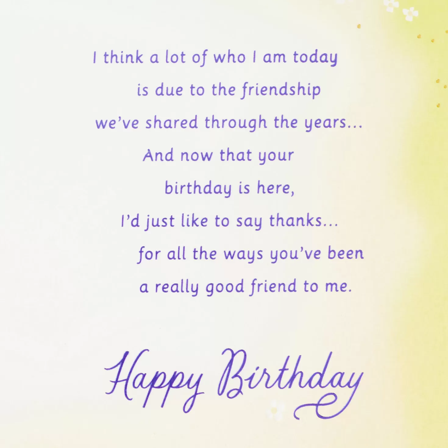 Birthday>Hallmark Thanks For Being A Really Good Friend Birthday Card