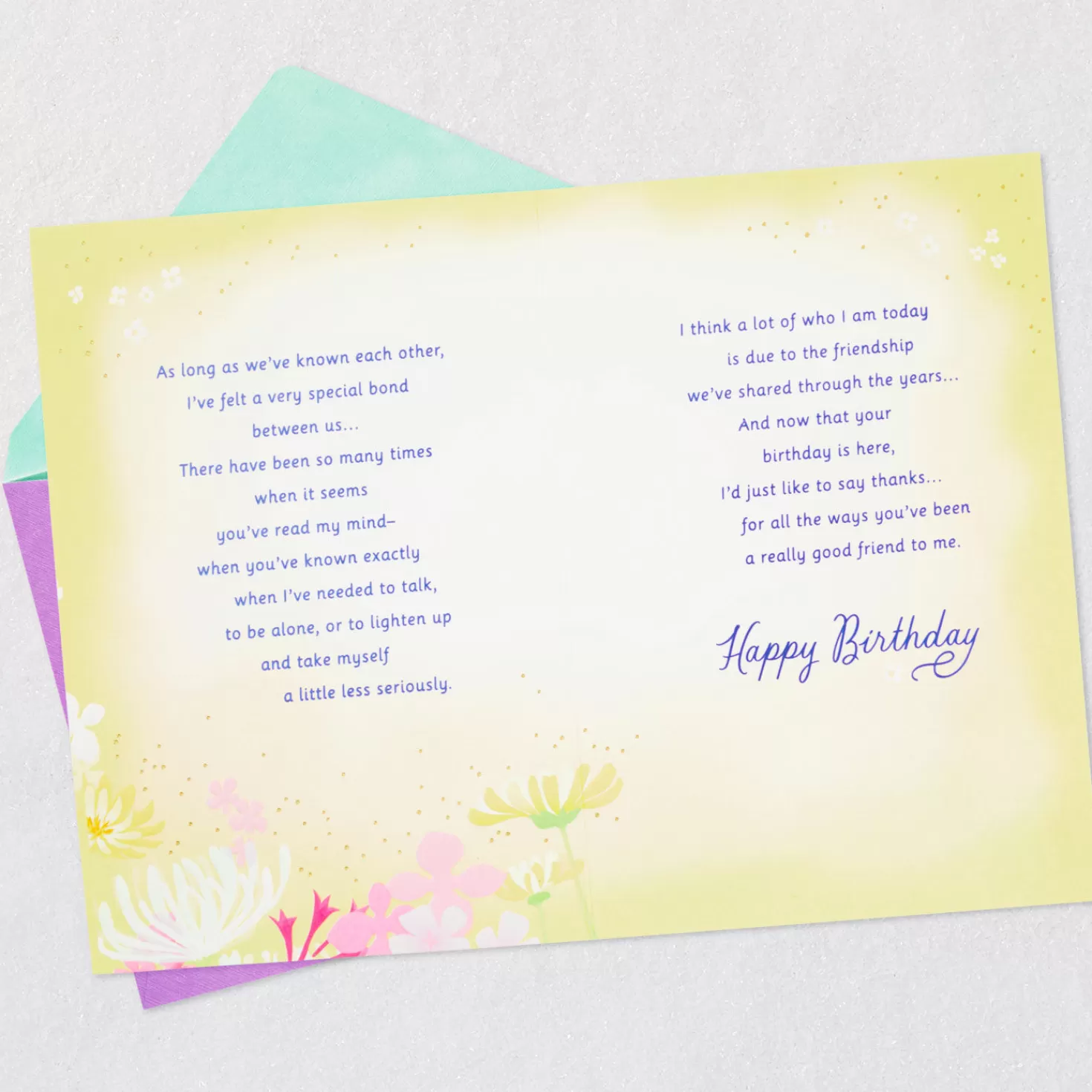 Birthday>Hallmark Thanks For Being A Really Good Friend Birthday Card