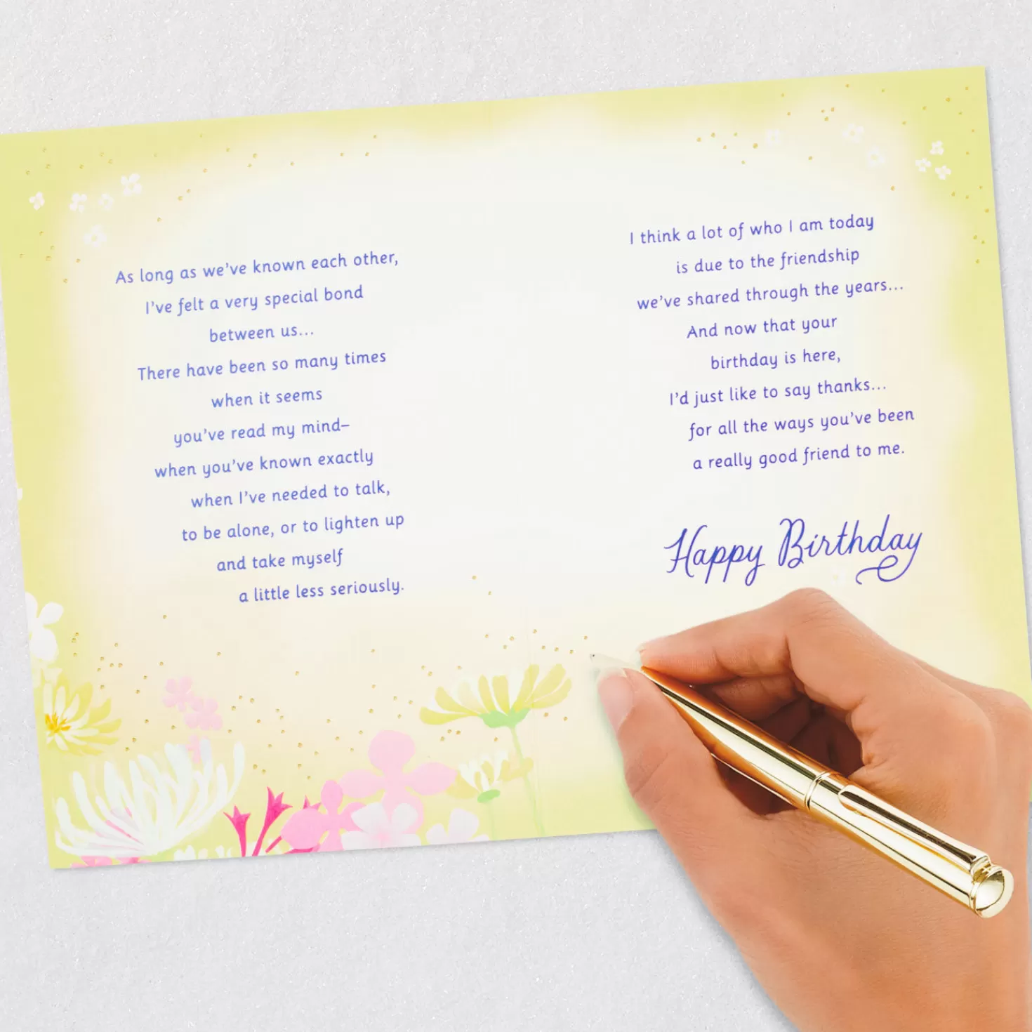 Birthday>Hallmark Thanks For Being A Really Good Friend Birthday Card