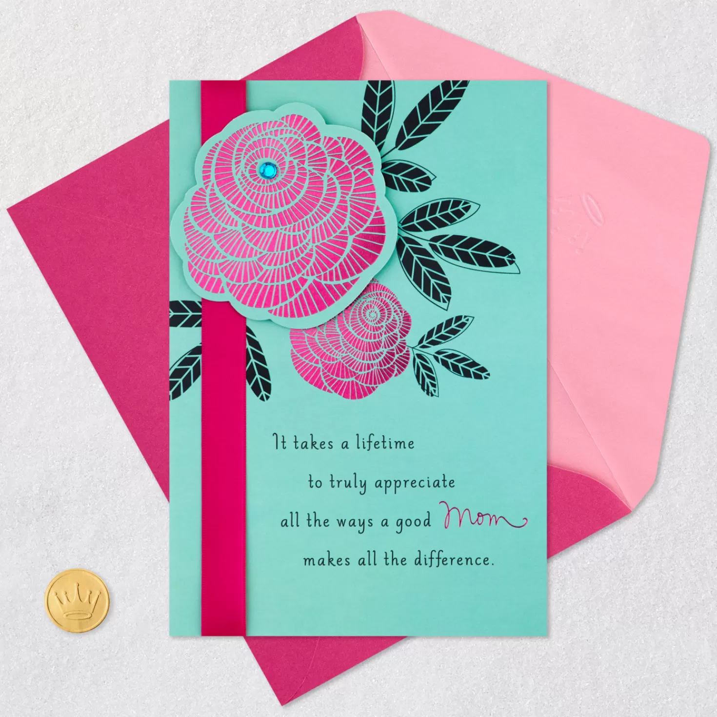 Birthday>Hallmark Thanks For Your Love And Caring Birthday Card For Mom