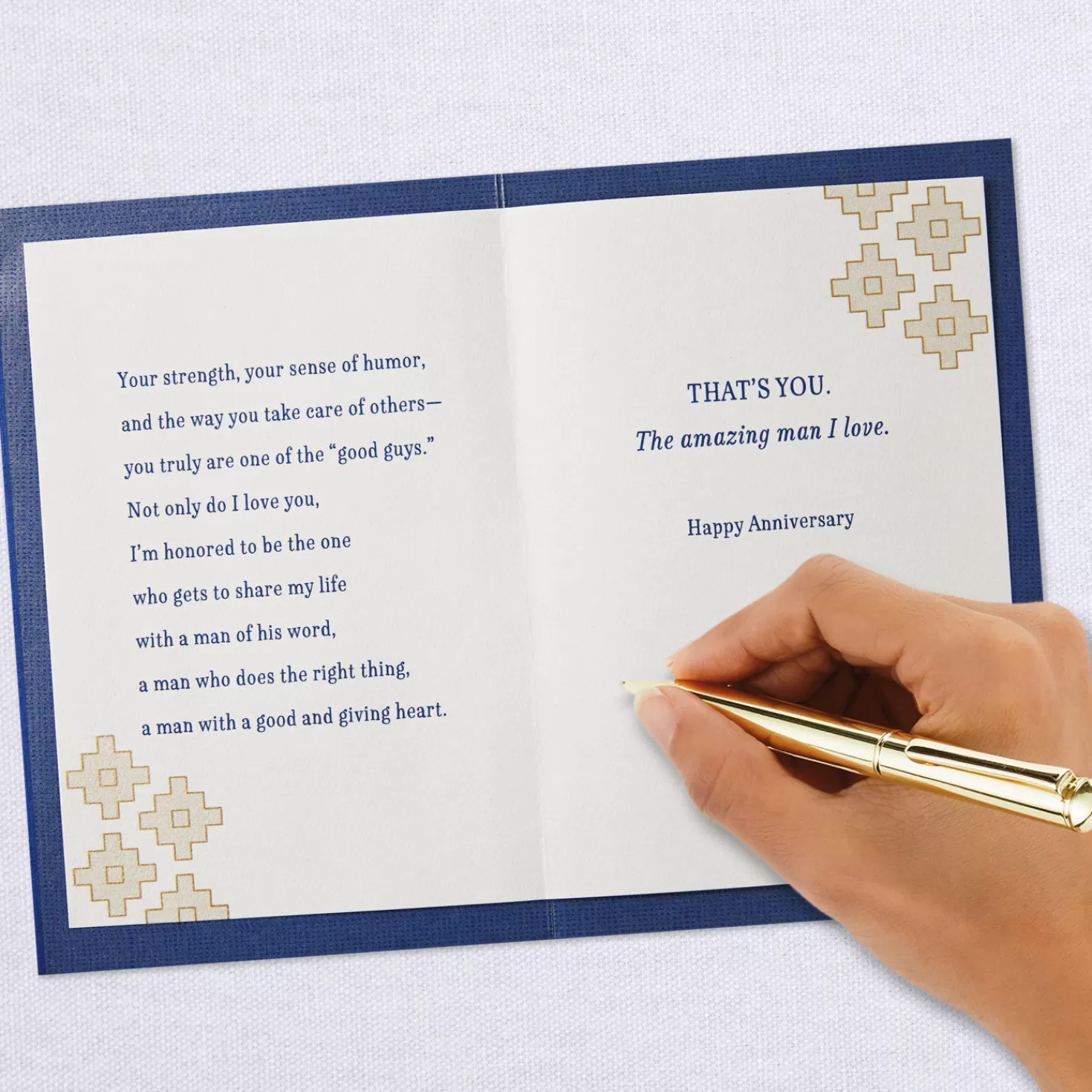 Anniversary>Hallmark The Amazing Man I Love Anniversary Card For Husband