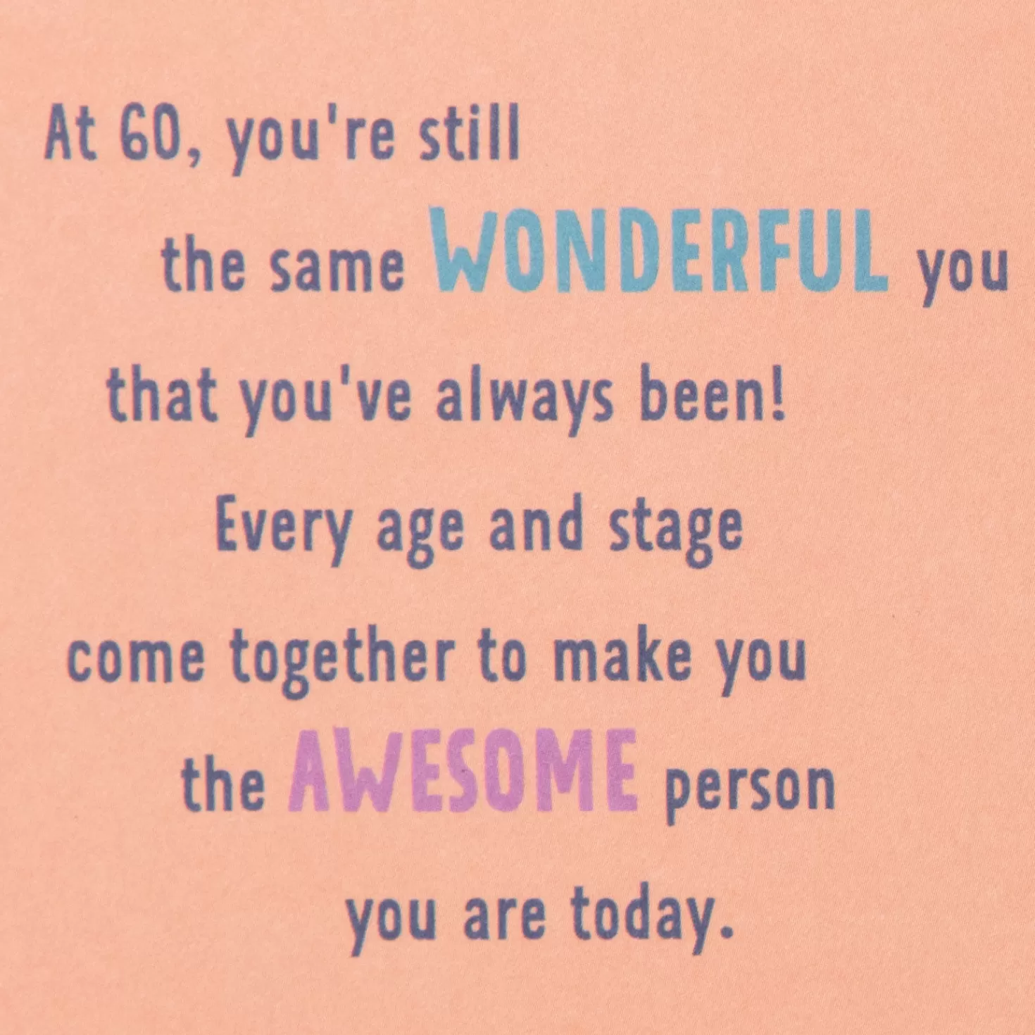 Birthday>Hallmark The Awesome Person You Are 60Th Birthday Card