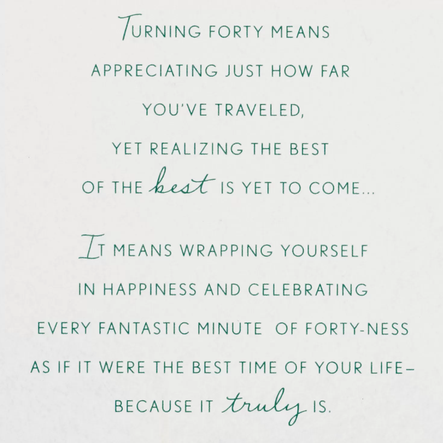 Birthday>Hallmark The Best Is Yet To Come 40Th Birthday Card