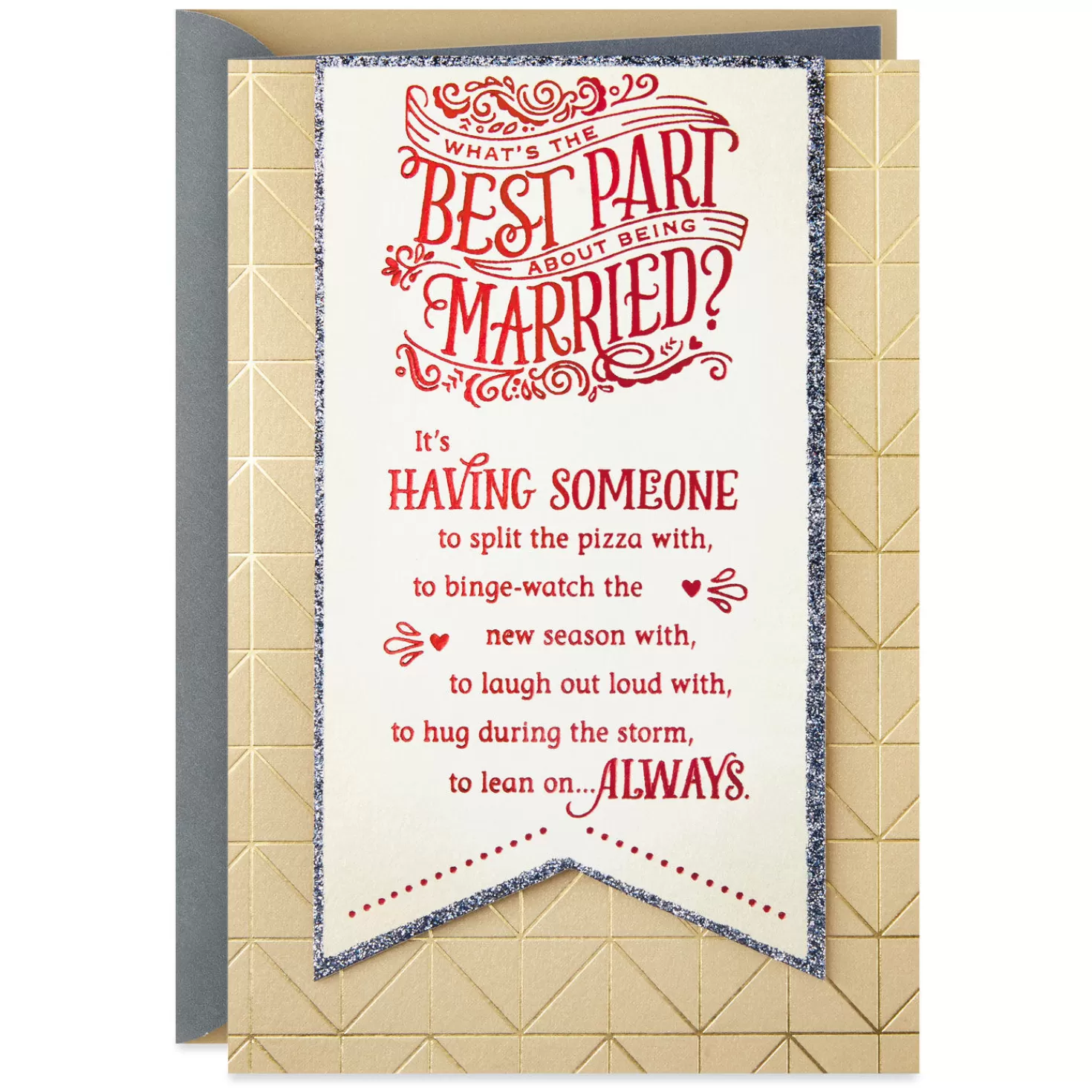 Anniversary>Hallmark The Best Part About Being Married Anniversary Card