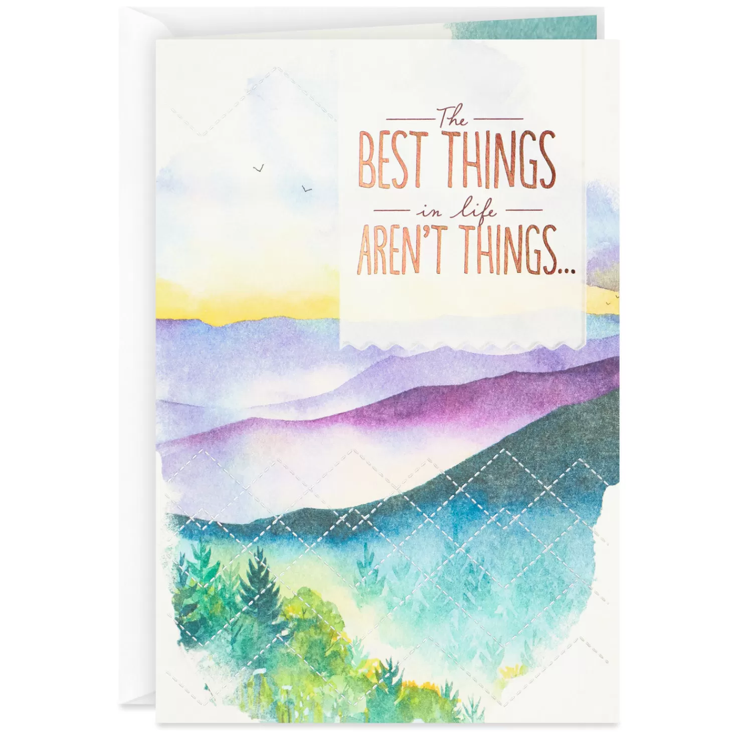 Birthday>Hallmark The Best Things Aren'T Things Birthday Card