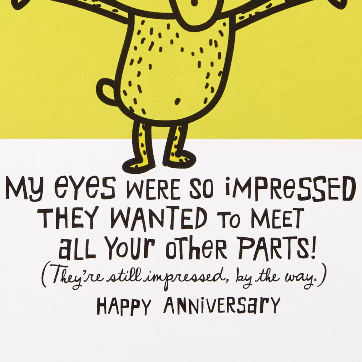 Anniversary>Hallmark The First Time Our Eyes Met Googly-Eyes Funny Anniversary Card
