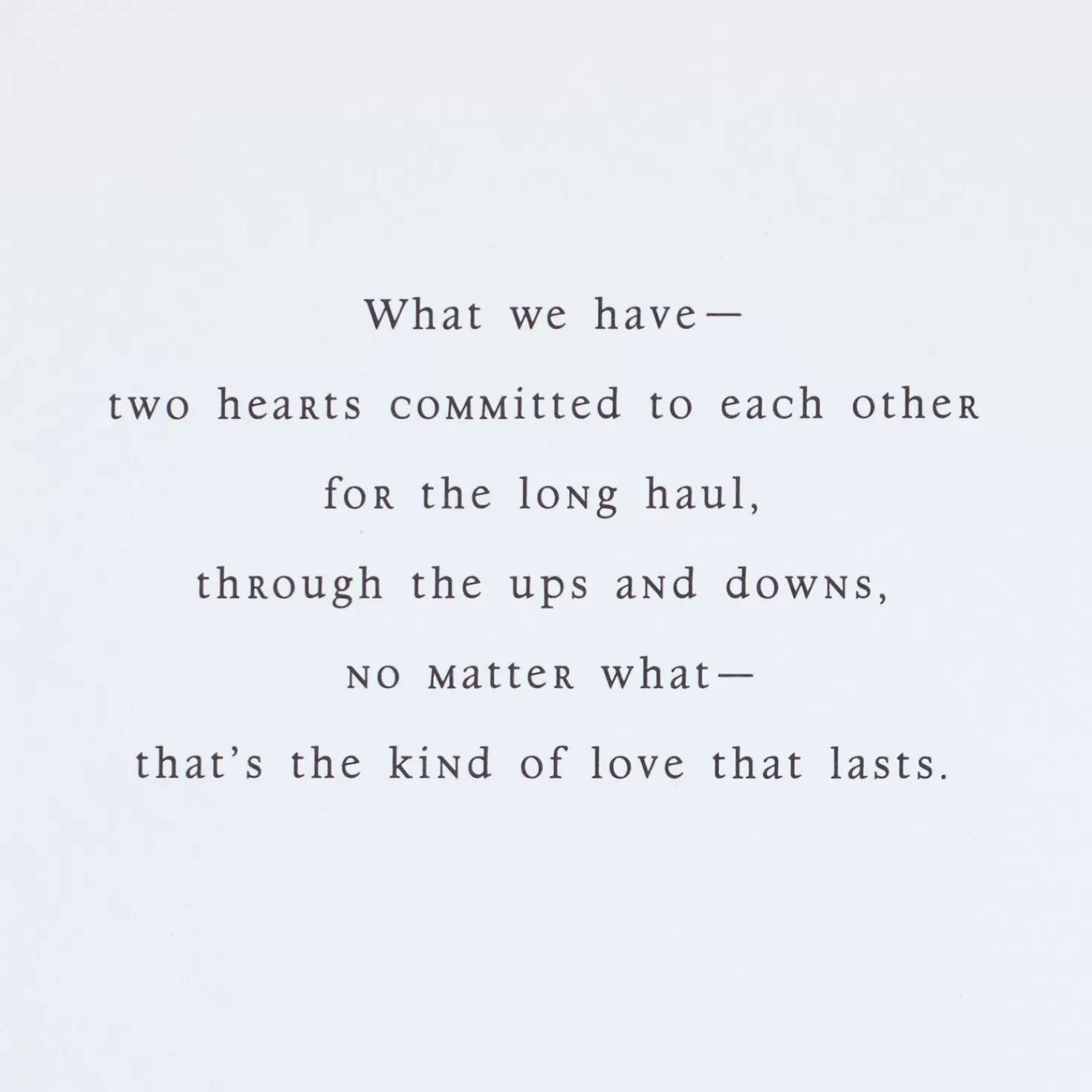 Anniversary>Hallmark The Forever Kind Of Love Anniversary Card
