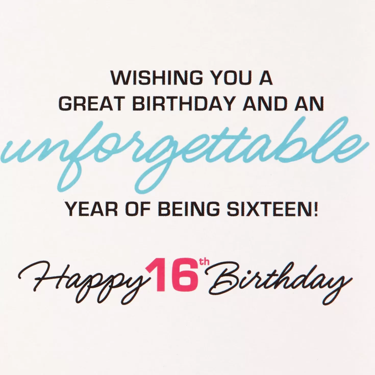 Birthday>Hallmark The Fun Has Begun Musical Light-Up 16Th Birthday Card