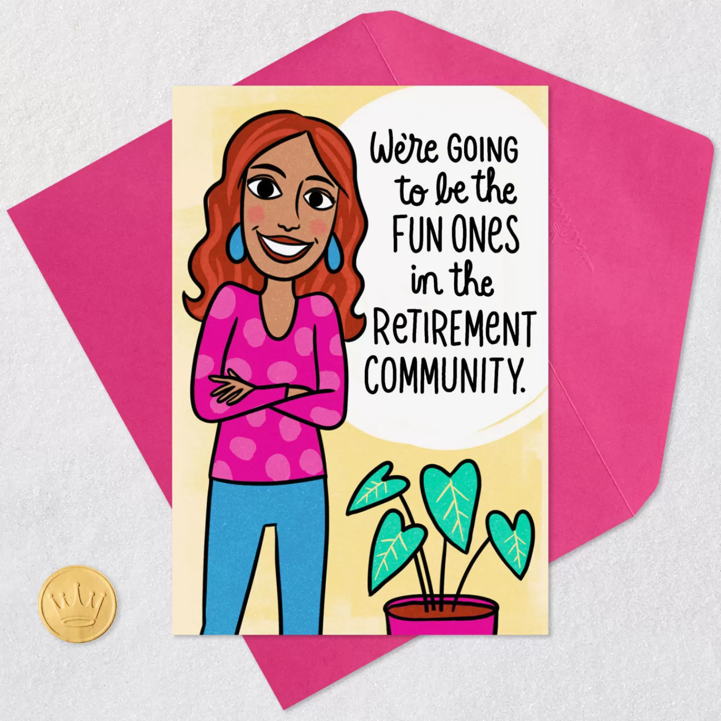 Birthday>Hallmark The Fun Ones At The Retirement Home Funny Birthday Card For Her