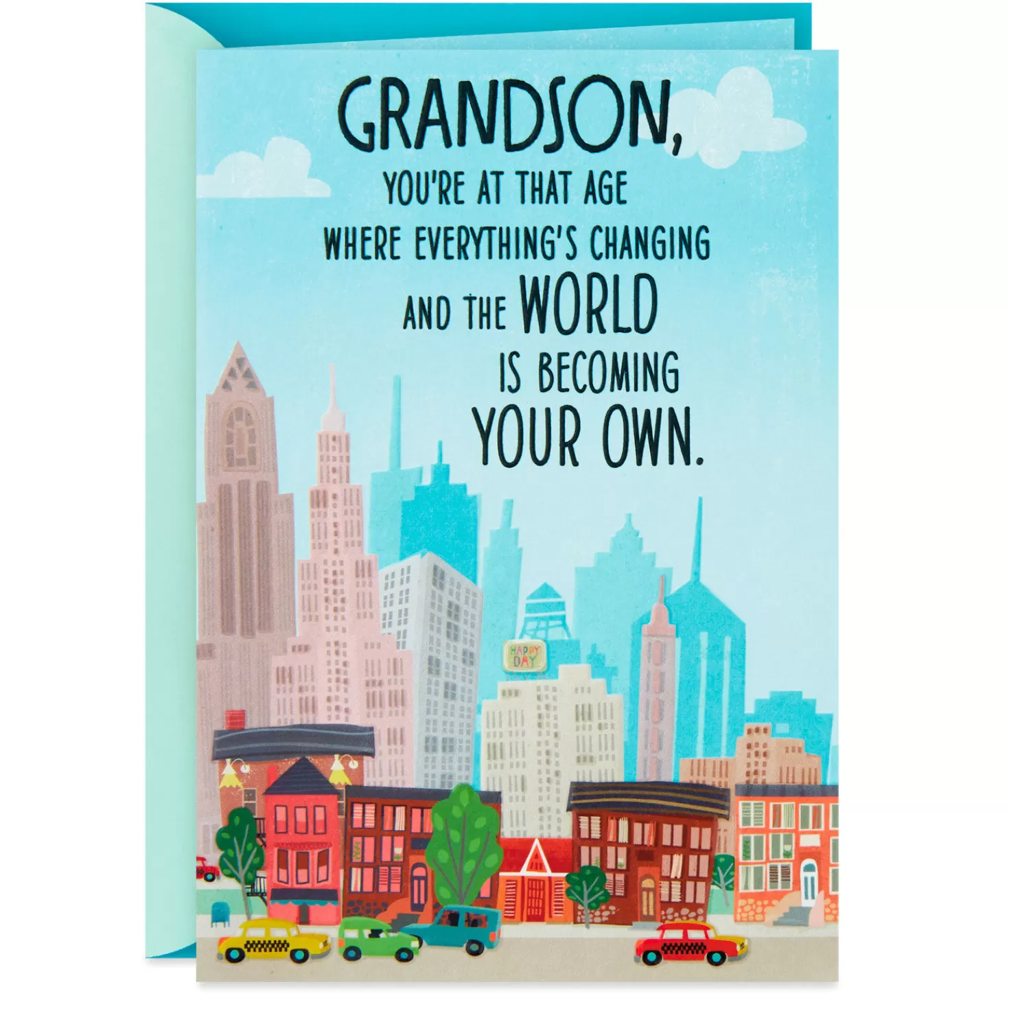 Birthday>Hallmark The Good Man You'Re Becoming Birthday Card For Grandson