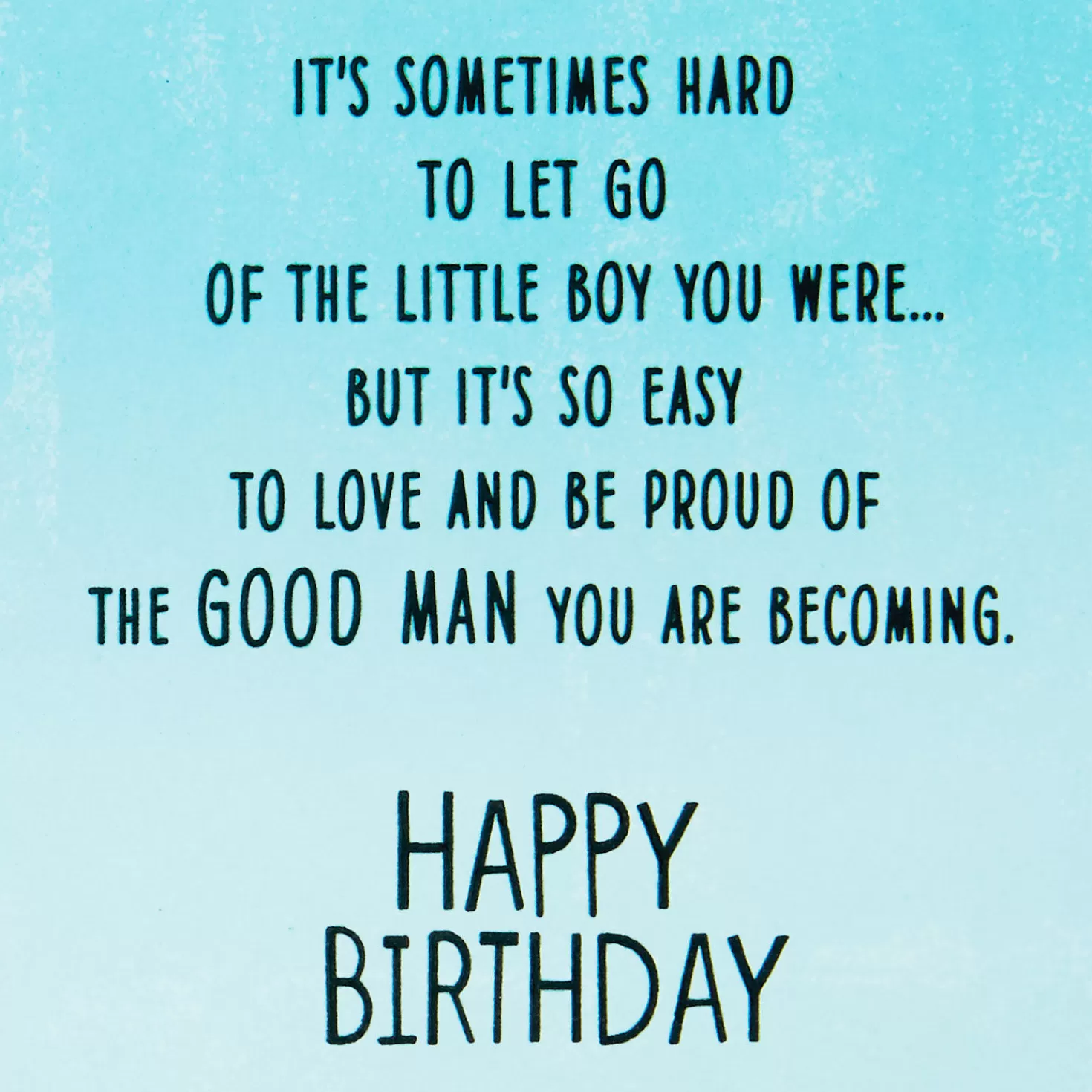 Birthday>Hallmark The Good Man You'Re Becoming Birthday Card For Grandson
