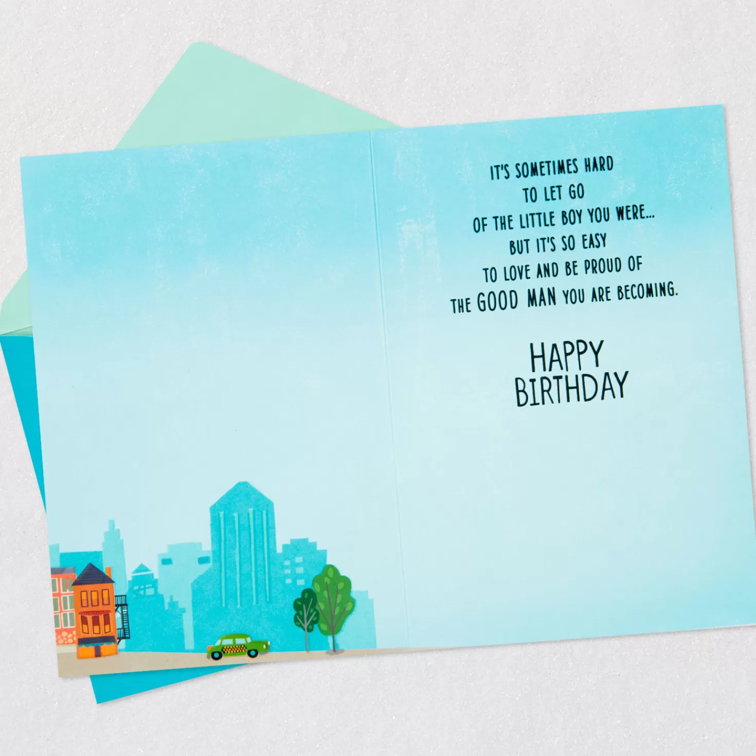 Birthday>Hallmark The Good Man You'Re Becoming Birthday Card For Grandson