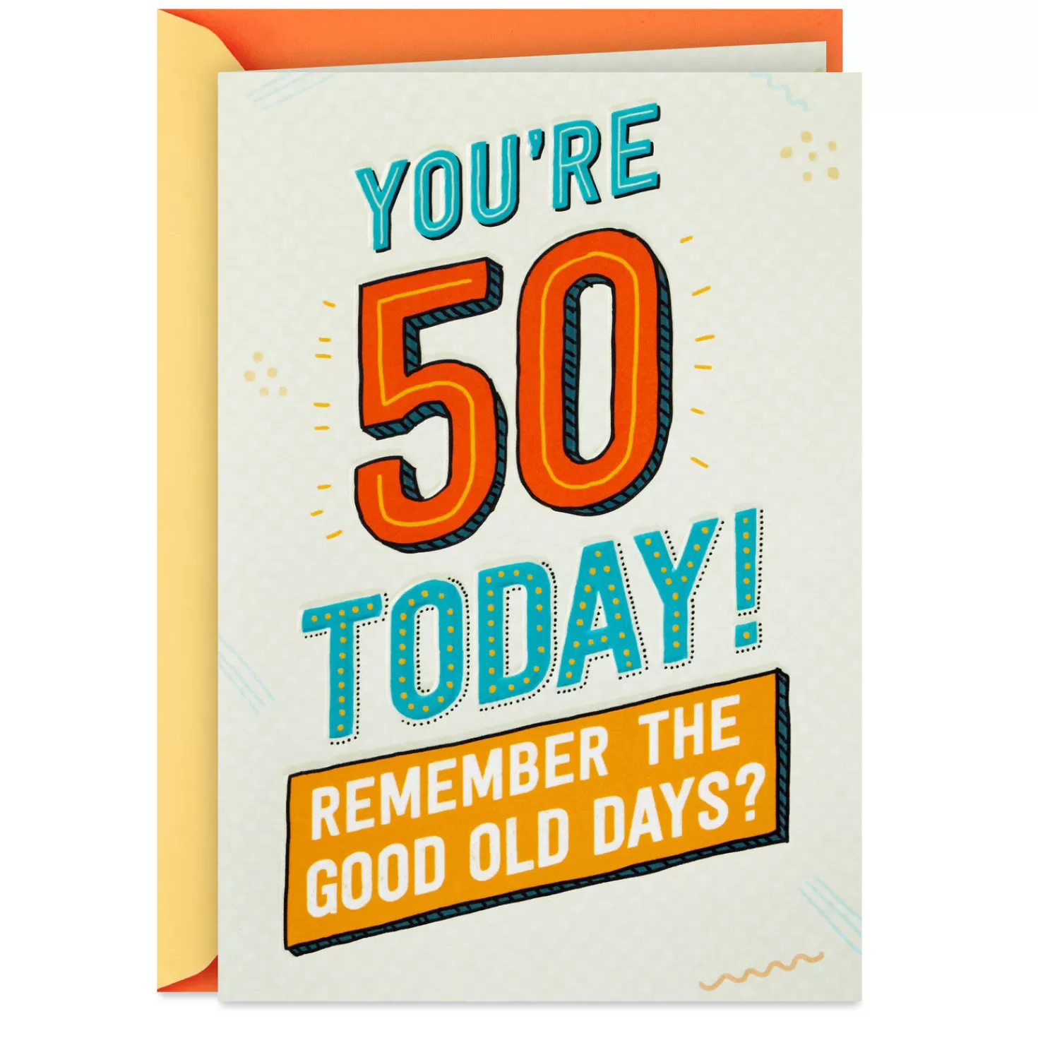 Birthday>Hallmark The Good Old Days Funny Pop-Up 50Th Birthday Card