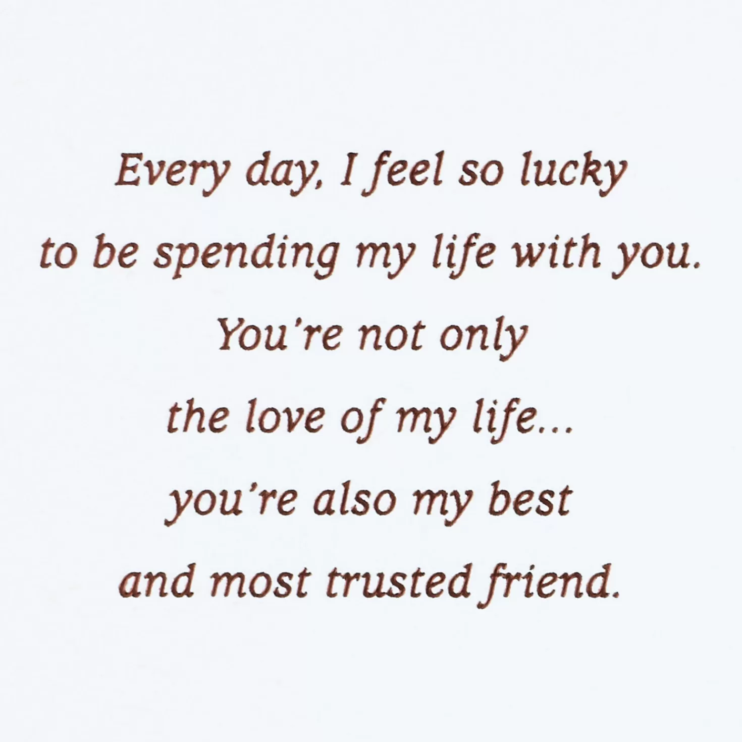 Anniversary>Hallmark The Life We'Ve Built Together Anniversary Card