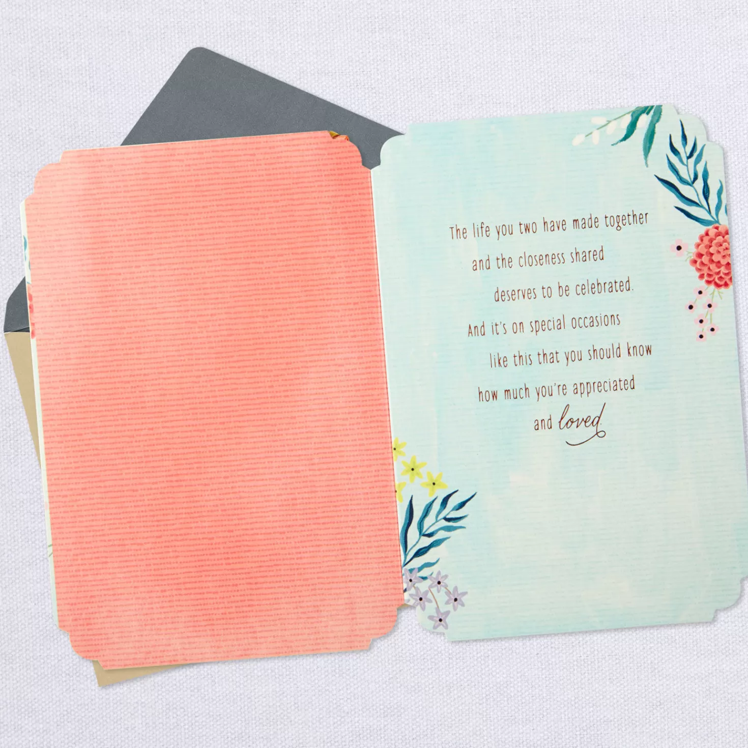 Anniversary>Hallmark The Life You Have Shared Anniversary Card For Parents