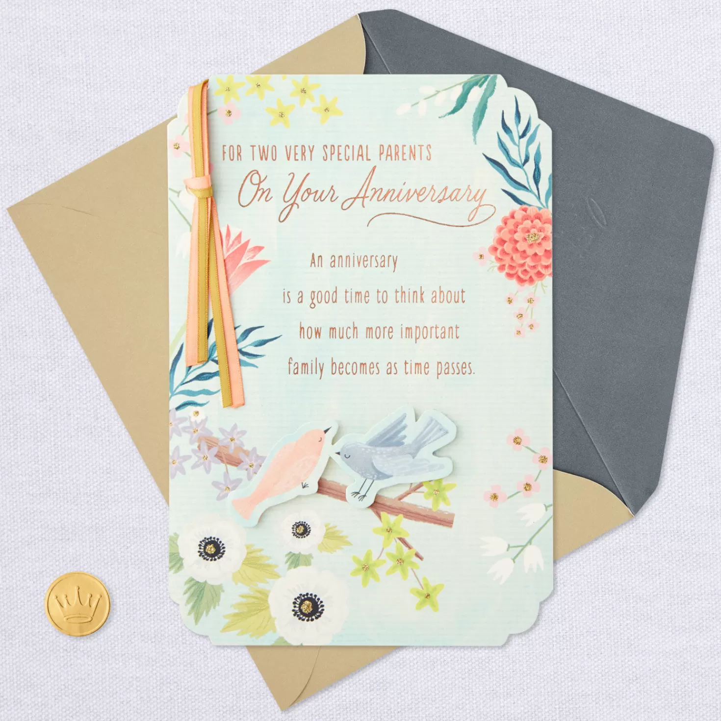 Anniversary>Hallmark The Life You Have Shared Anniversary Card For Parents