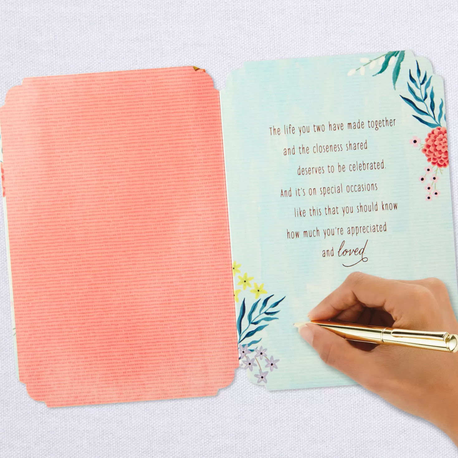 Anniversary>Hallmark The Life You Have Shared Anniversary Card For Parents