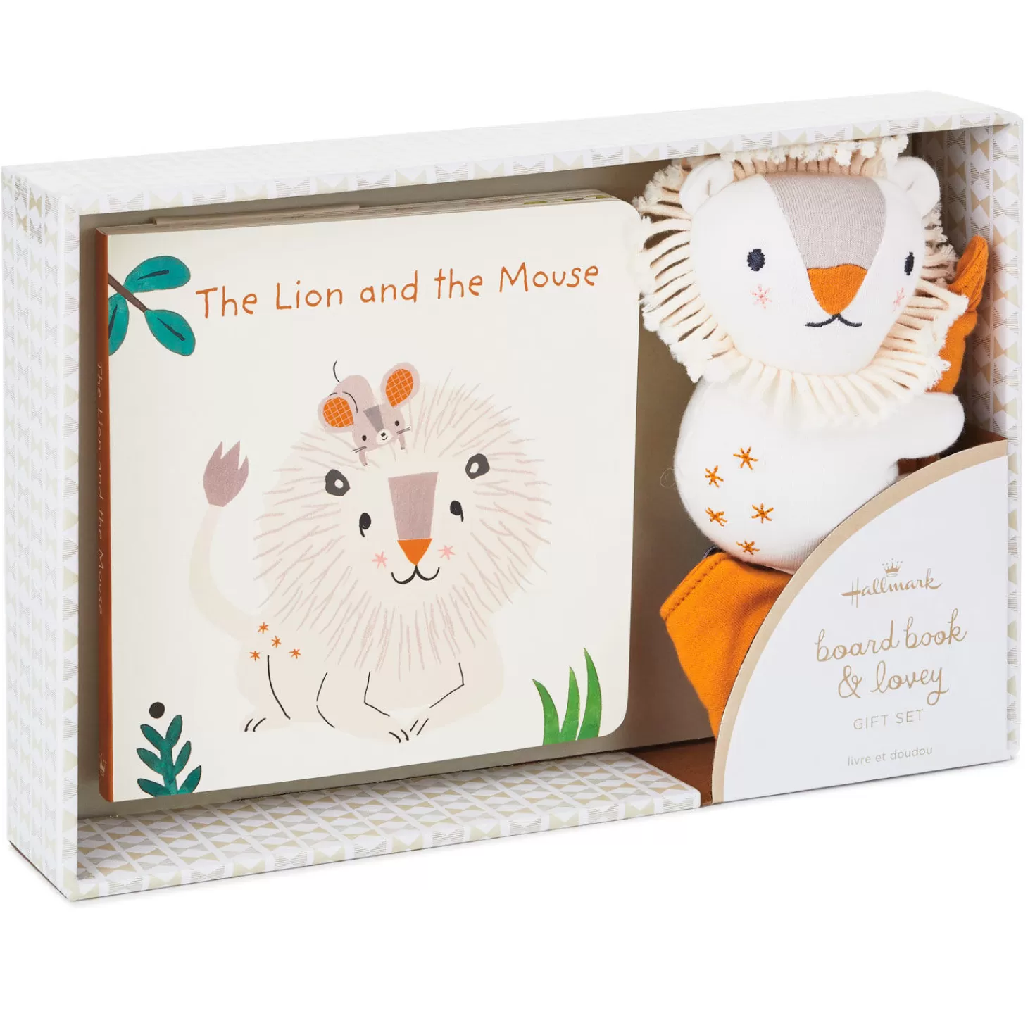 Flash Sale The Lion And The Mouse Board Book And Lion Lovey Blanket Set Baby