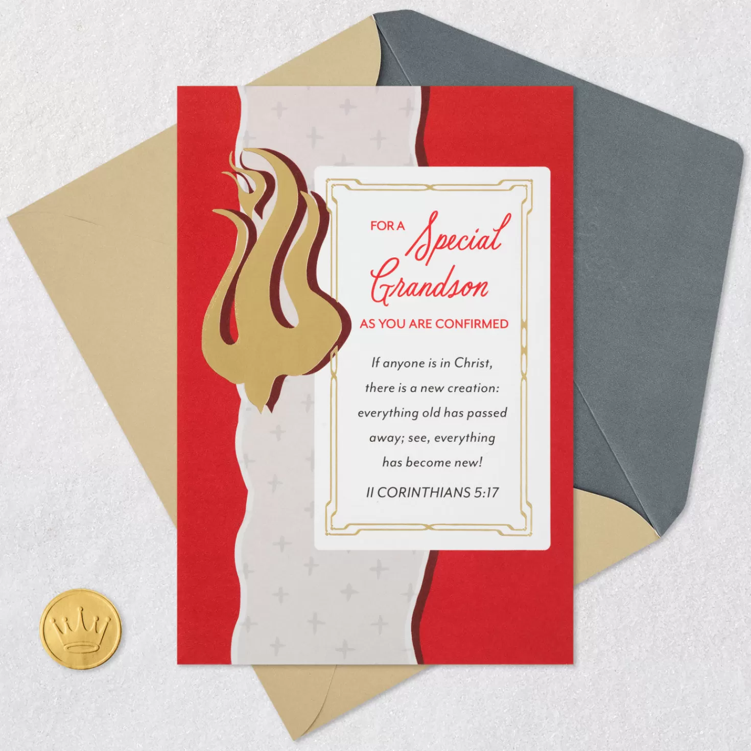 Sale The Love Of God Religious Confirmation Card For Grandson Confirmation