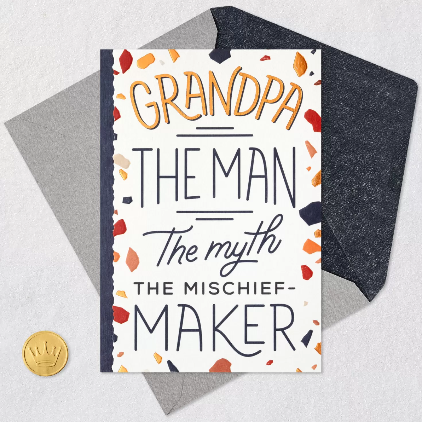 Birthday>Hallmark The Man, Myth And Mischief-Maker Birthday Card For Grandpa
