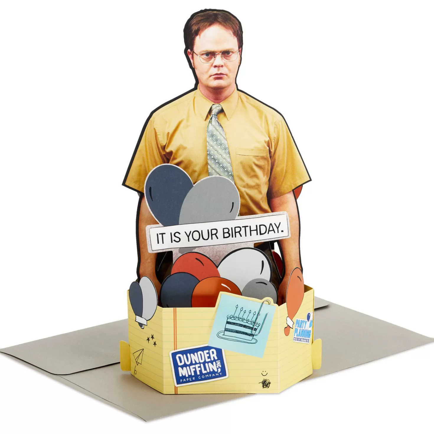 Birthday>Hallmark The Office Dwight Schrute It's A Fact 3D Pop-Up Birthday Card
