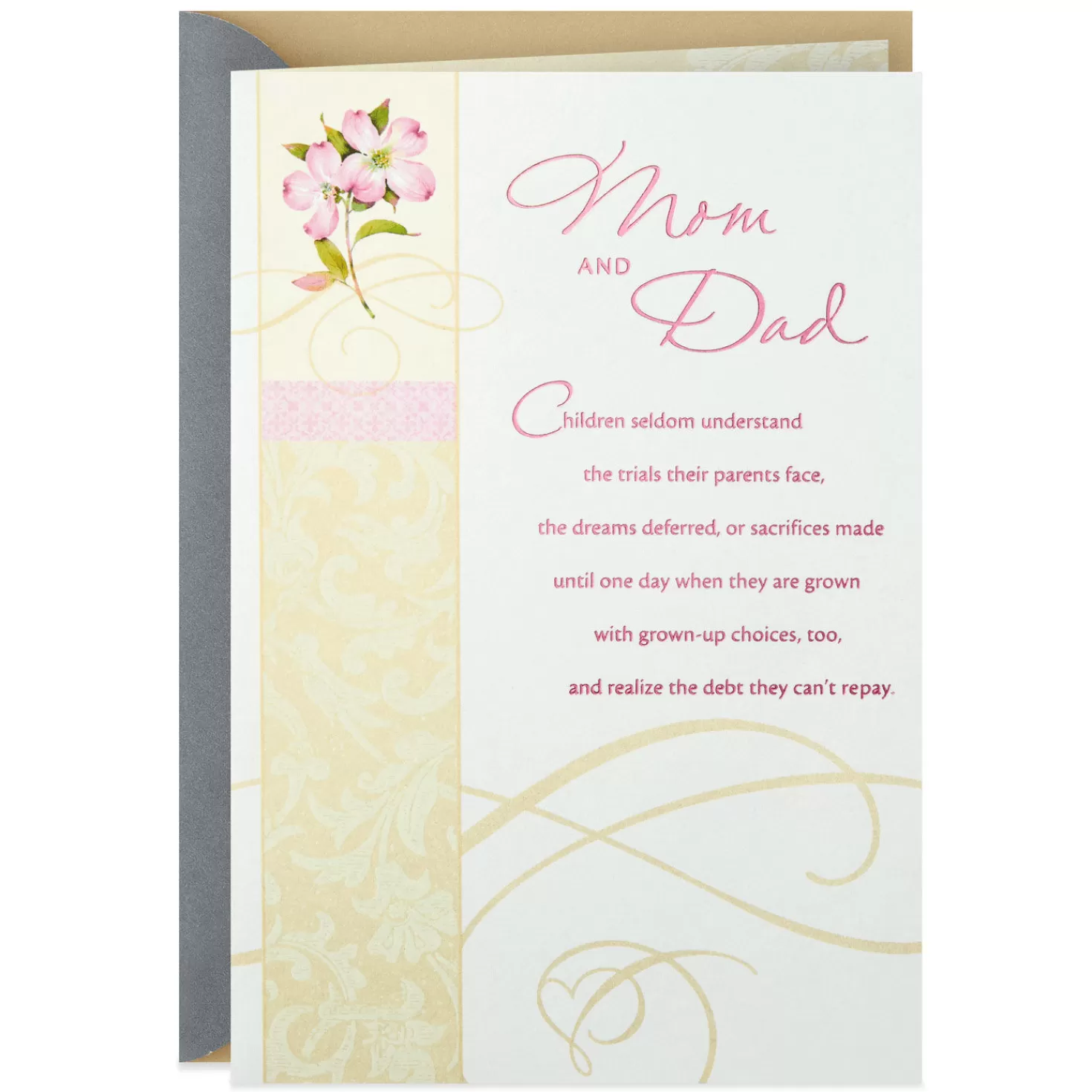Anniversary>Hallmark The Power Of Commitment Anniversary Card For Parents