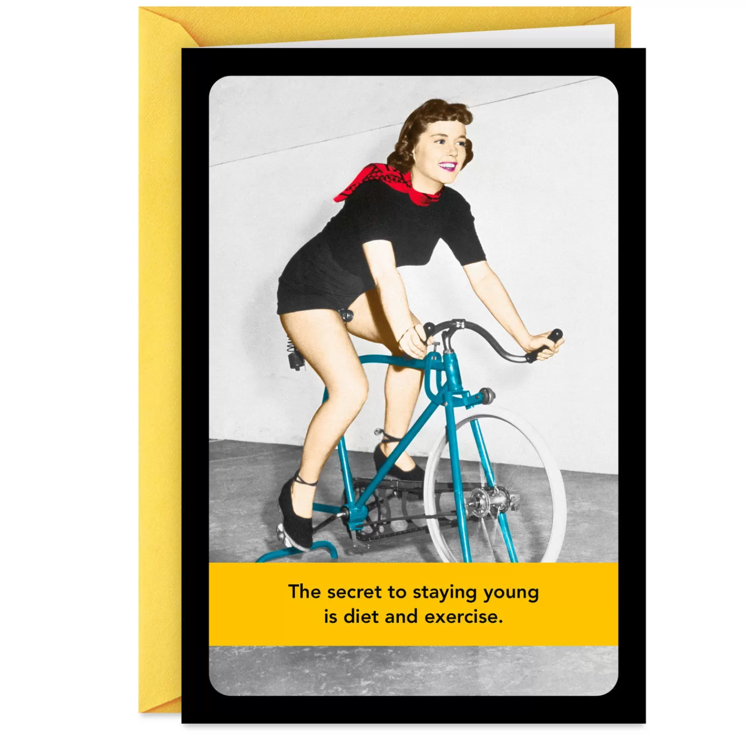 Birthday>Hallmark The Secret To Staying Young Funny Birthday Card
