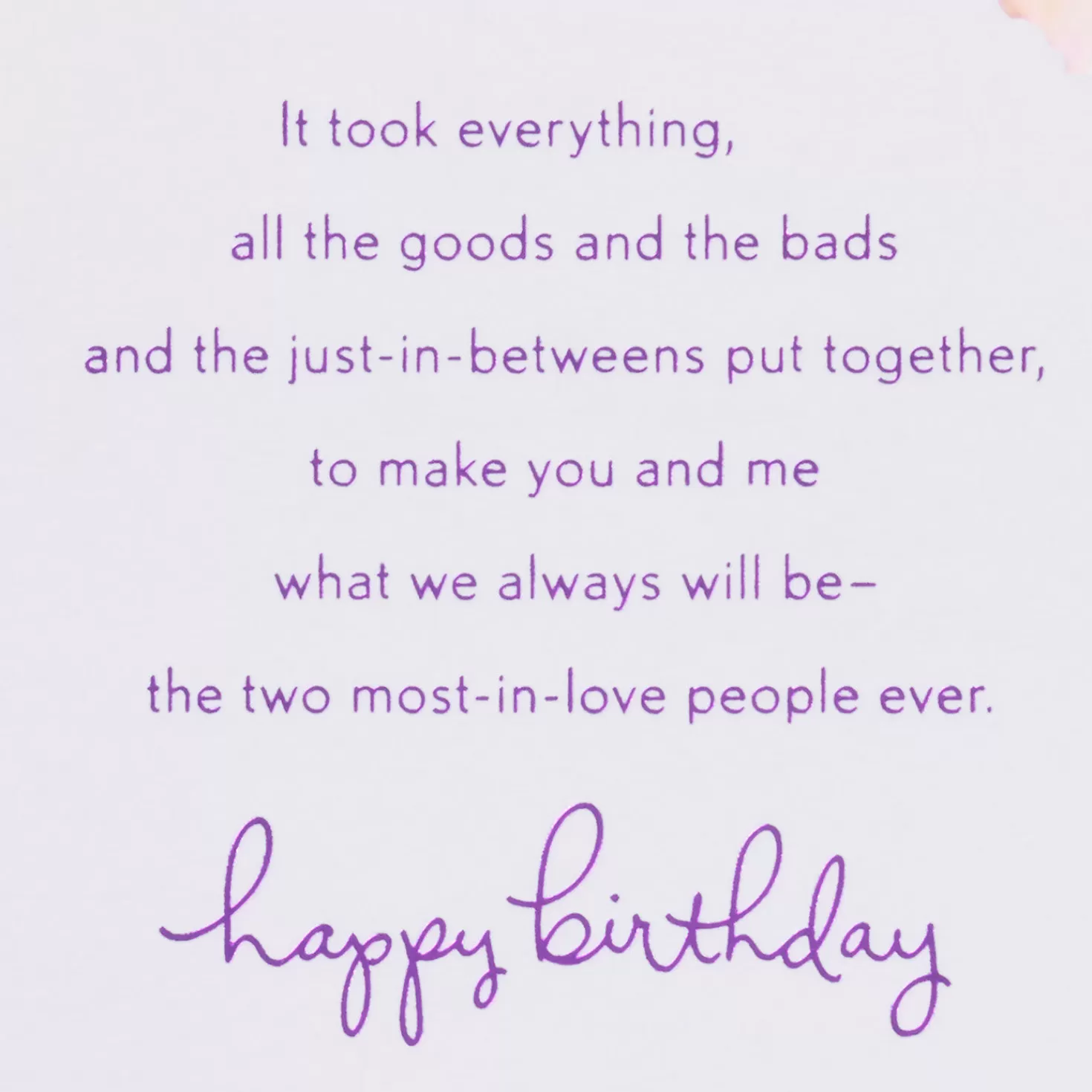 Birthday>Hallmark The Two Most-In-Love People Ever Birthday Card For Wife