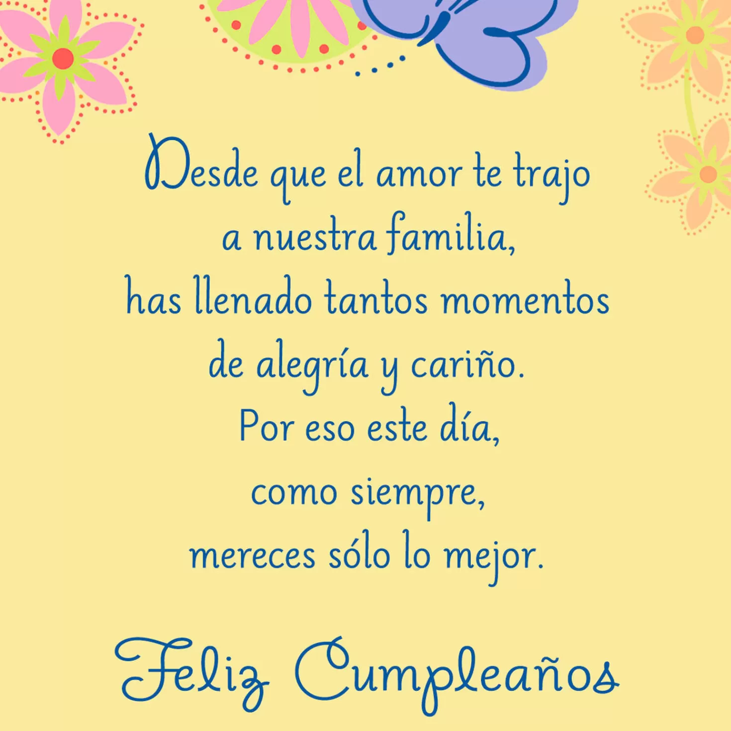 Birthday>Hallmark The Very Best Spanish-Language Birthday Card For Daughter-In-Law