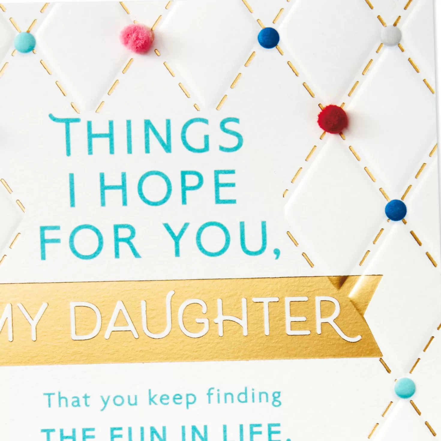 Birthday>Hallmark Things I Hope For You Birthday Card For Daughter
