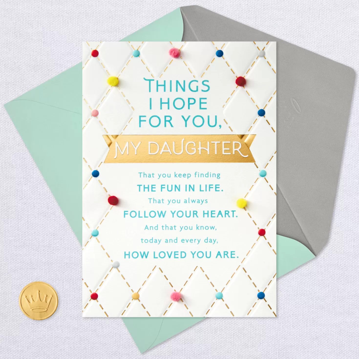 Birthday>Hallmark Things I Hope For You Birthday Card For Daughter