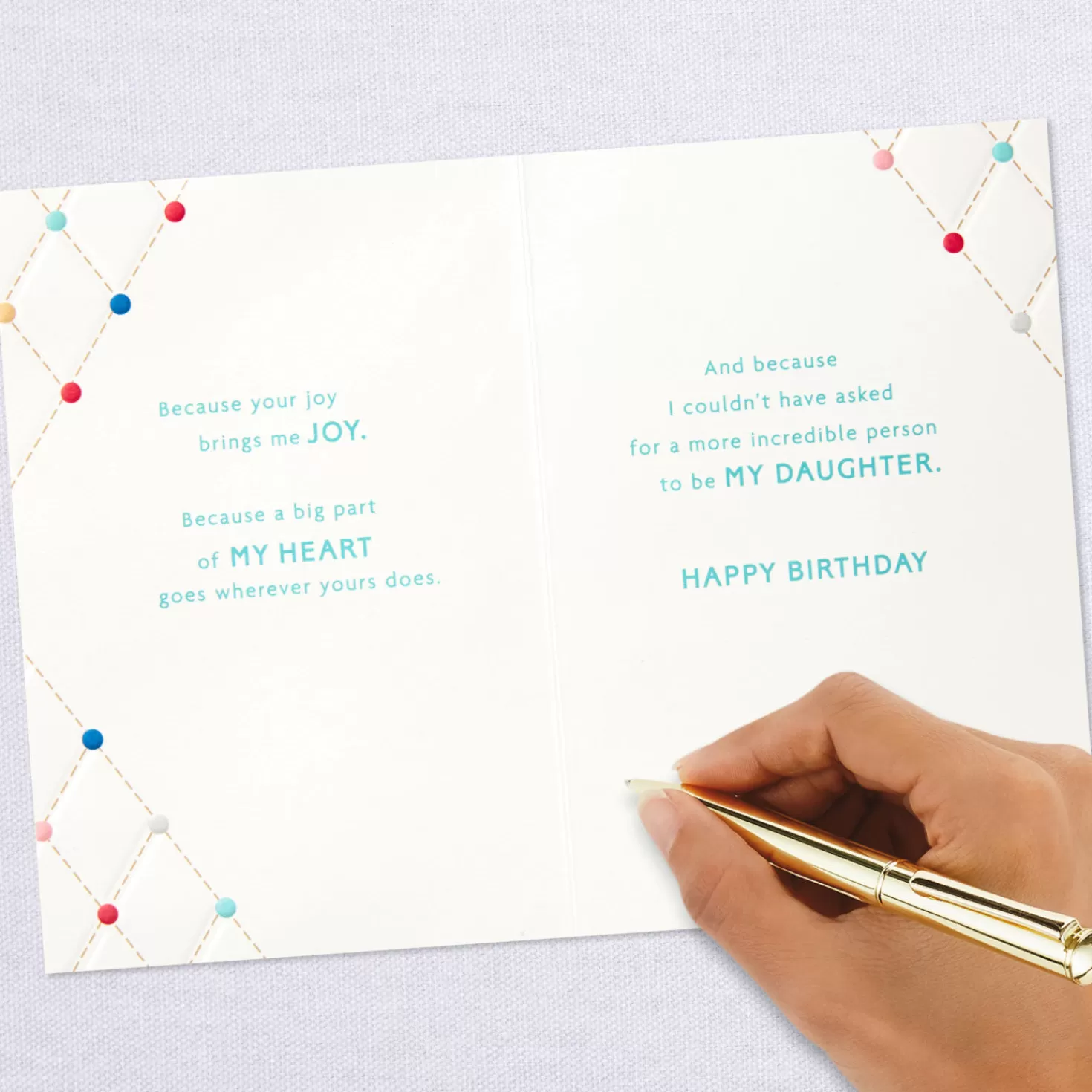 Birthday>Hallmark Things I Hope For You Birthday Card For Daughter