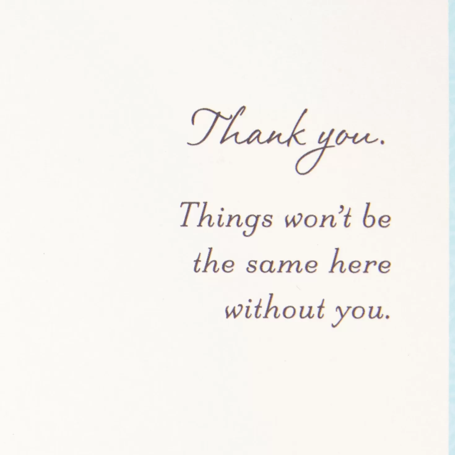 Fashion Things Won'T Be The Same Without You Goodbye Card Retirement